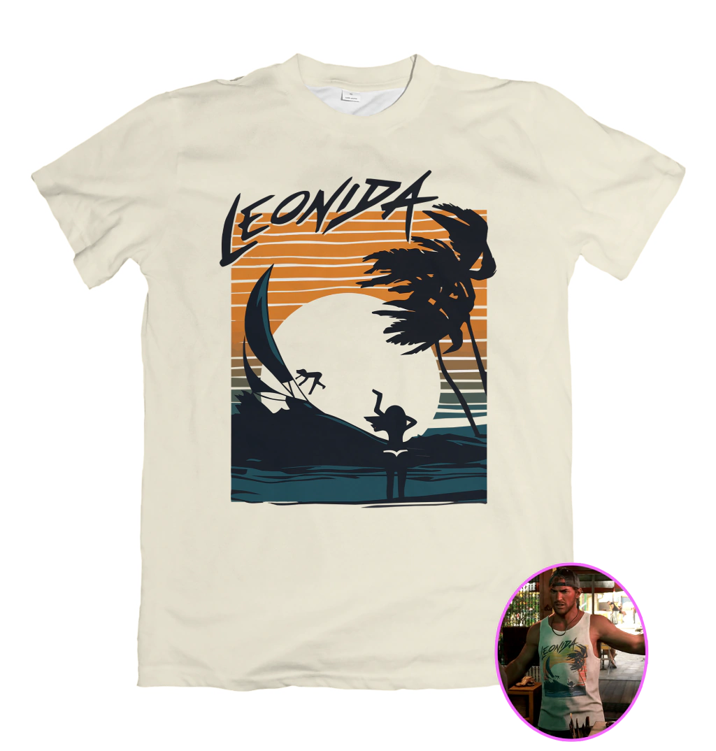 Camiseta GTA VI Leonida Beach Dry-Fit Premium Unissex