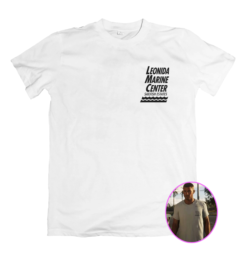 Camiseta GTA VI Leonida Marine Center Dry-Fit Premium Unissex