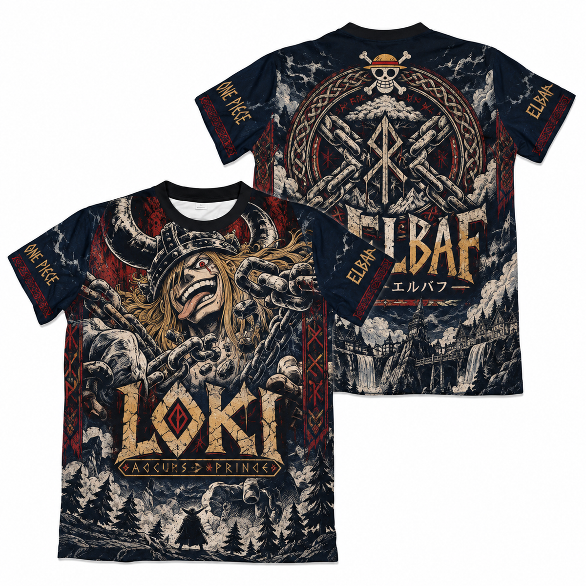 Camiseta One Piece Loki Elbaf Dry-Fit Premium Unissex