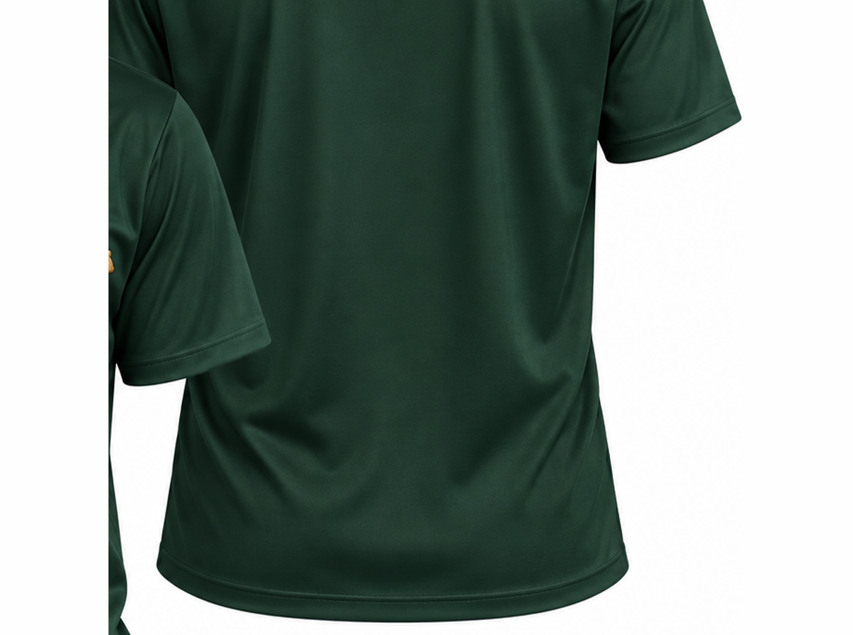 Camiseta Naruto Rock Lee Lótus Chakra Dry-Fit Premium Unissex — modelo costas