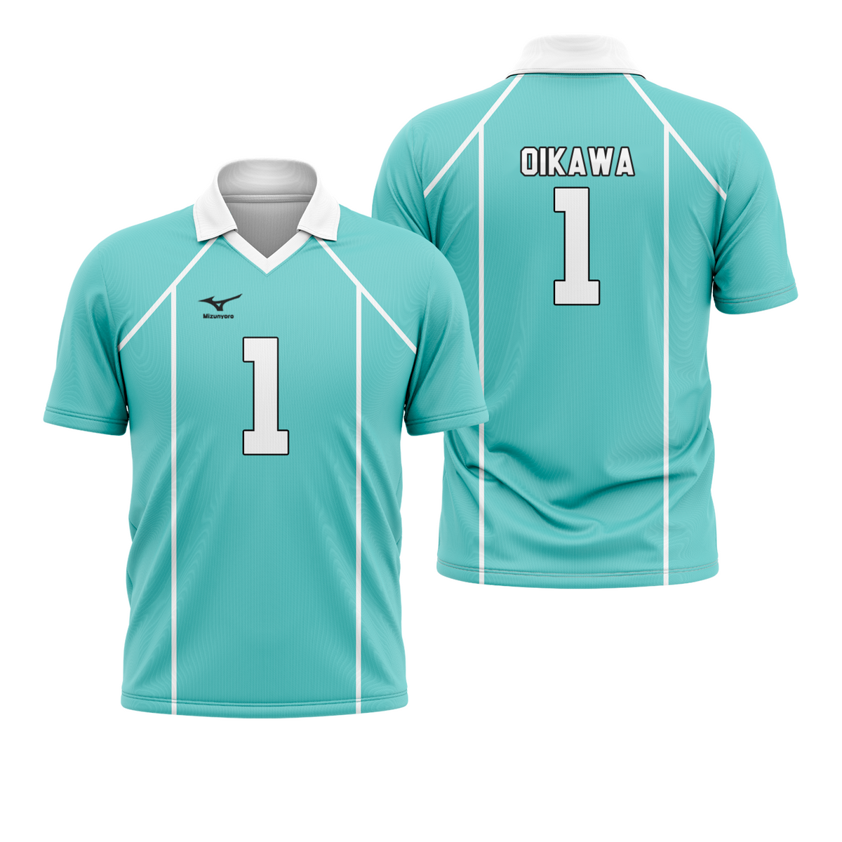 Camiseta Haikyuu Uniforme Aoba Johsai Mod 1 Dry-Fit Premium Unissex