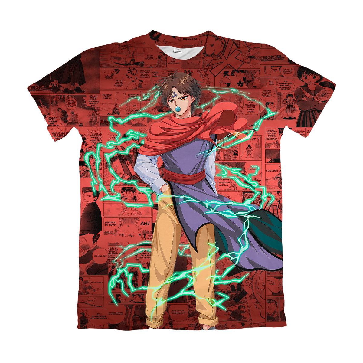 Camiseta Yu Yu Hakusho Hiei Dry-Fit Premium Unissex
