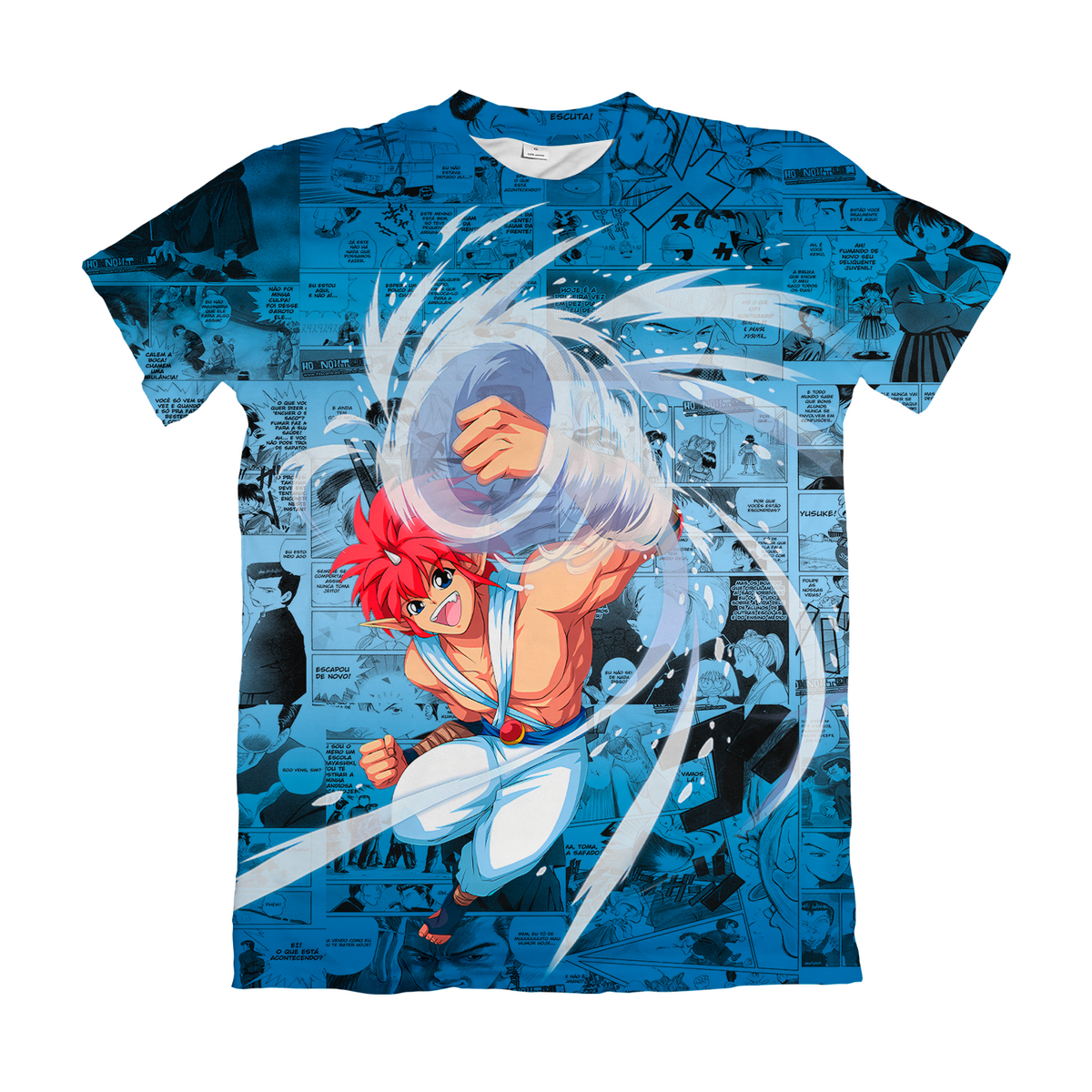 Camiseta Yu Yu Hakusho Jin Dry-Fit Premium Unissex