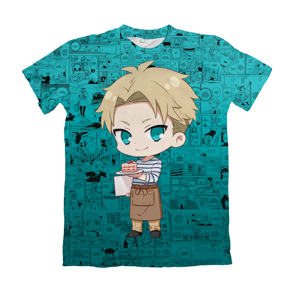 Camiseta Spy x Family Loid Chibi Dry-Fit Premium Unissex