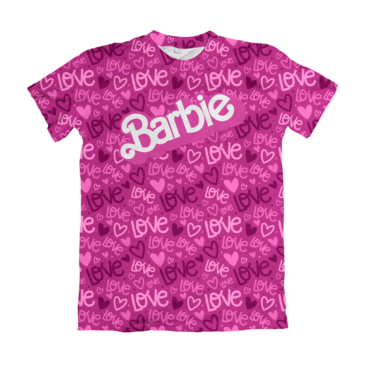 Camiseta Barbie Logo Love Dry-Fit Premium Unissex