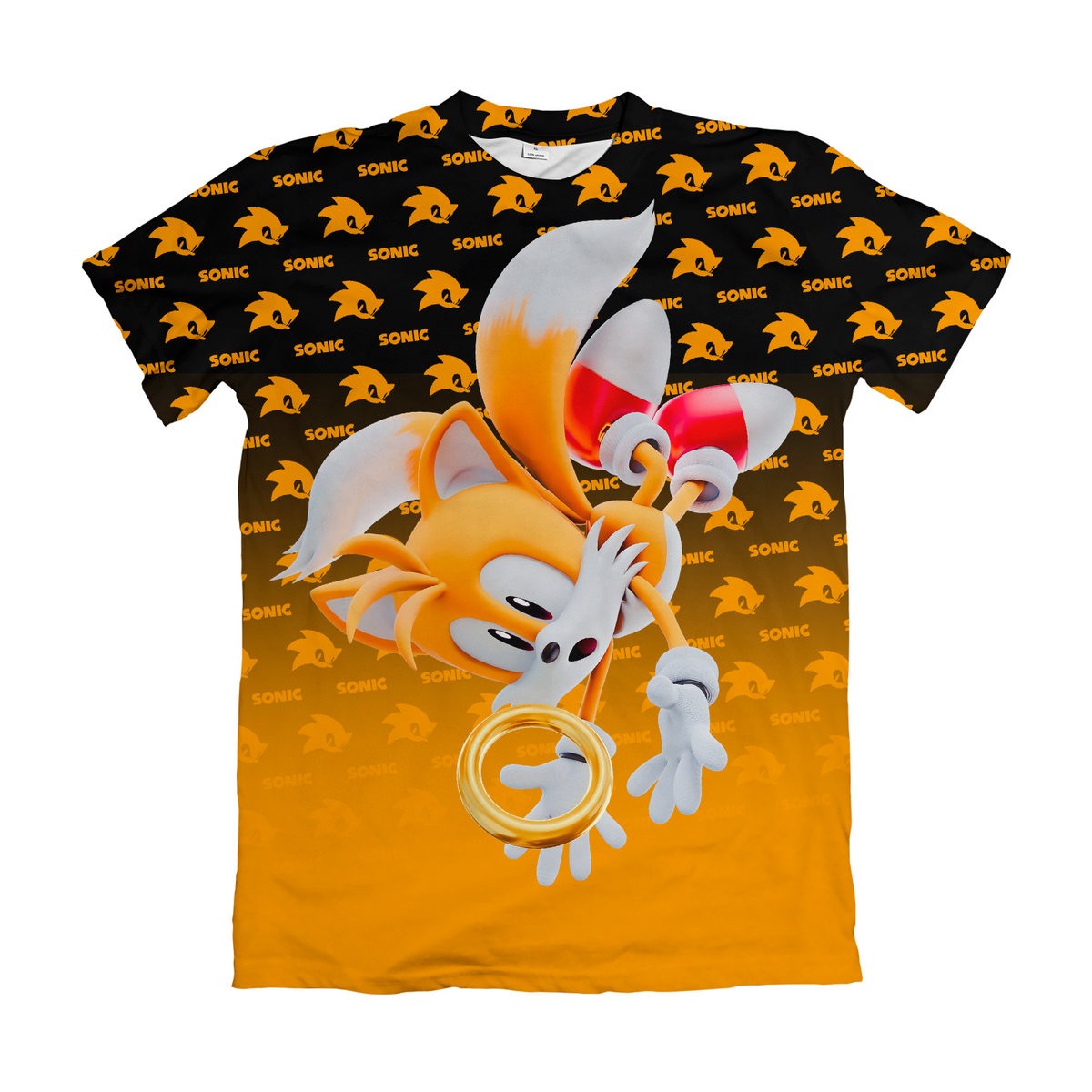 Camiseta Sonic Tails Dry-Fit Premium Unissex