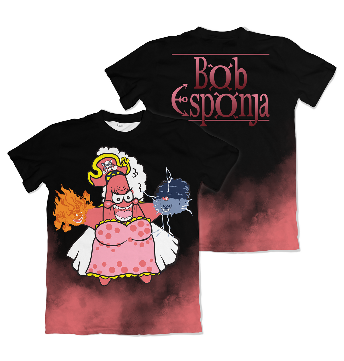 Camiseta One Piece x Bob Esponja Big Mom Dry-Fit Premium Unissex