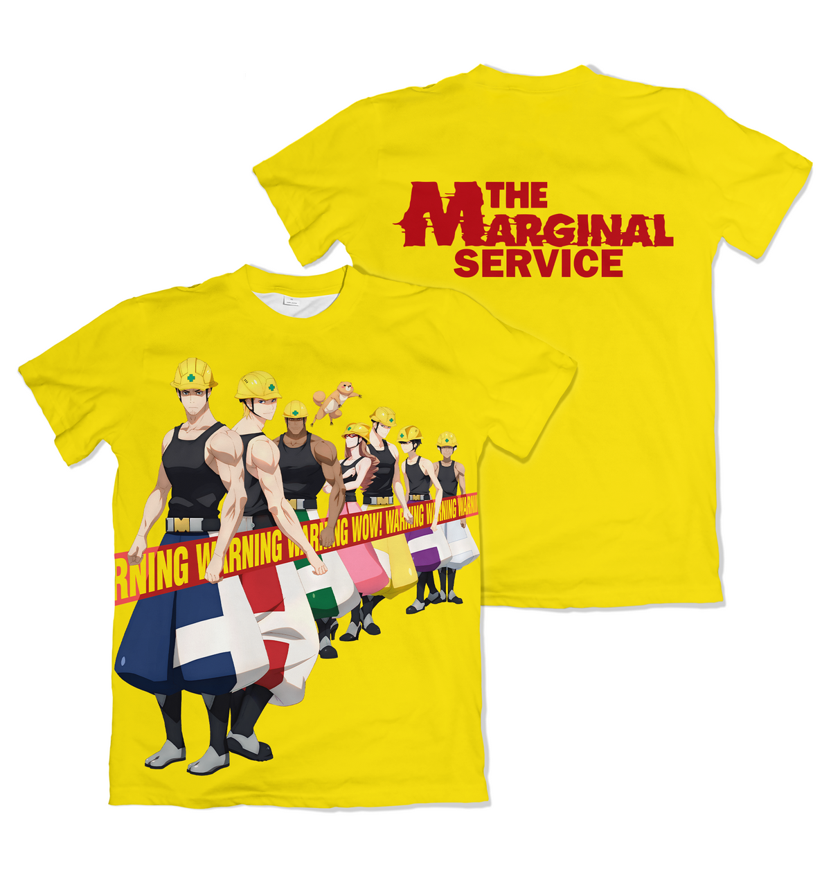 Camiseta The Marginal Service Equipe Warning Dry-Fit Premium Unissex