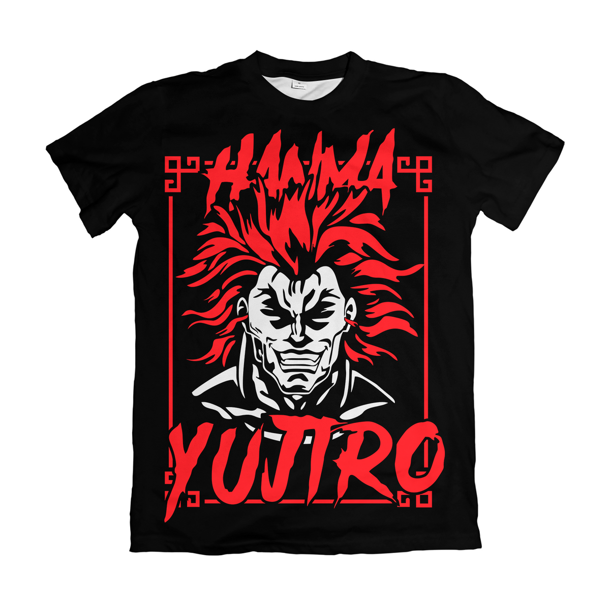 Camiseta Baki Yujiro Hanma Vermelha Dry-Fit Premium Unissex