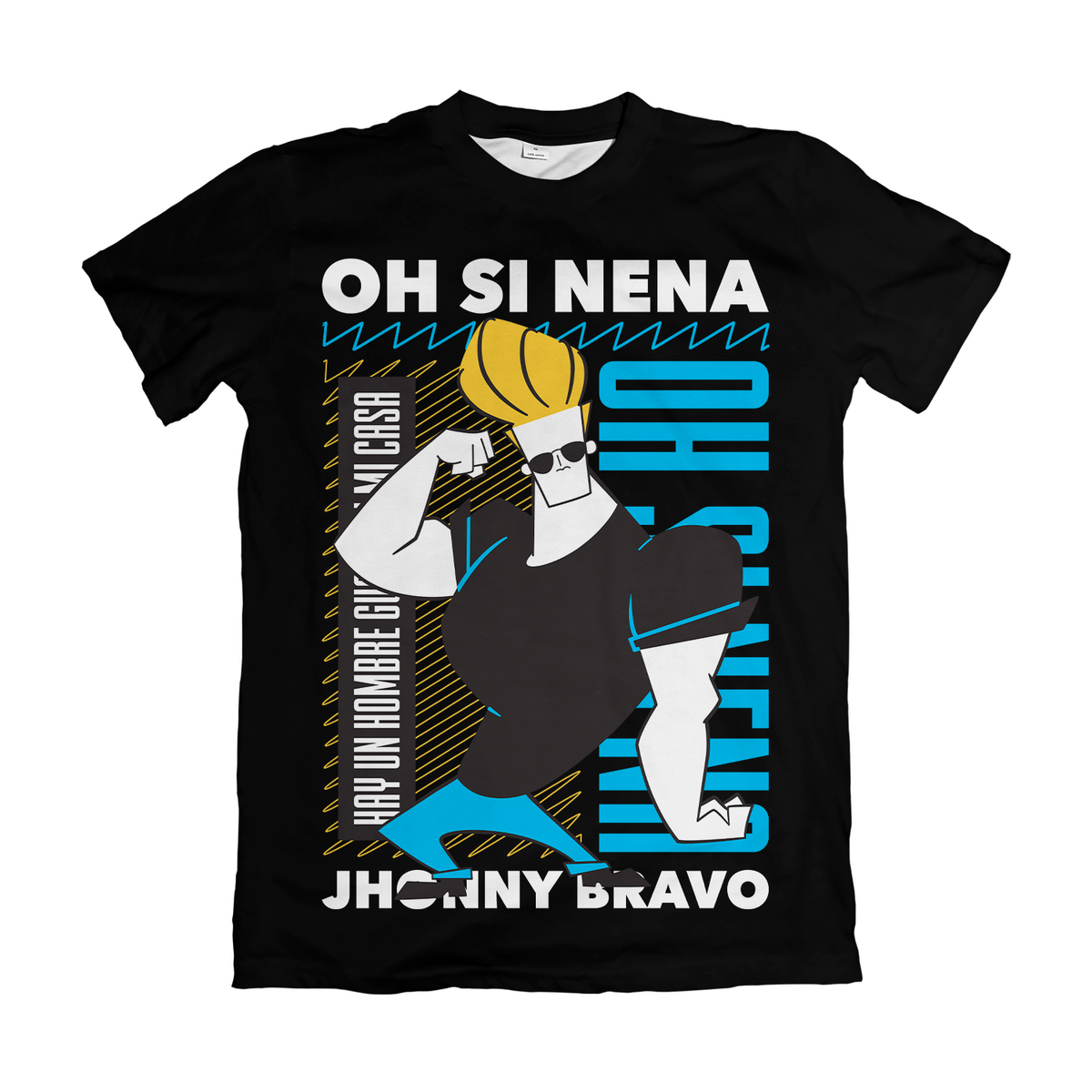Camiseta Cartoon Johnny Bravo Dry-Fit Premium Unissex