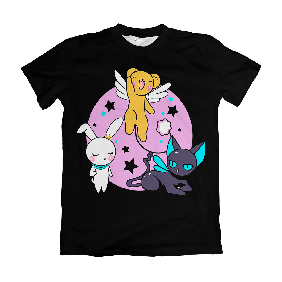 Camiseta Sakura Card Captors Kero e Spinel Dry-Fit Premium Unissex