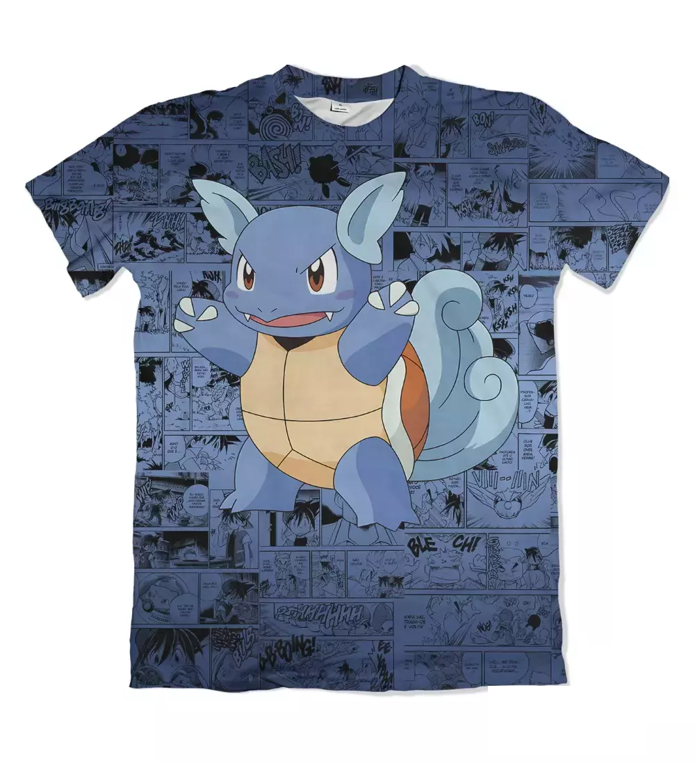 Camiseta Pokémon Wartortle Dry-Fit Premium Unissex
