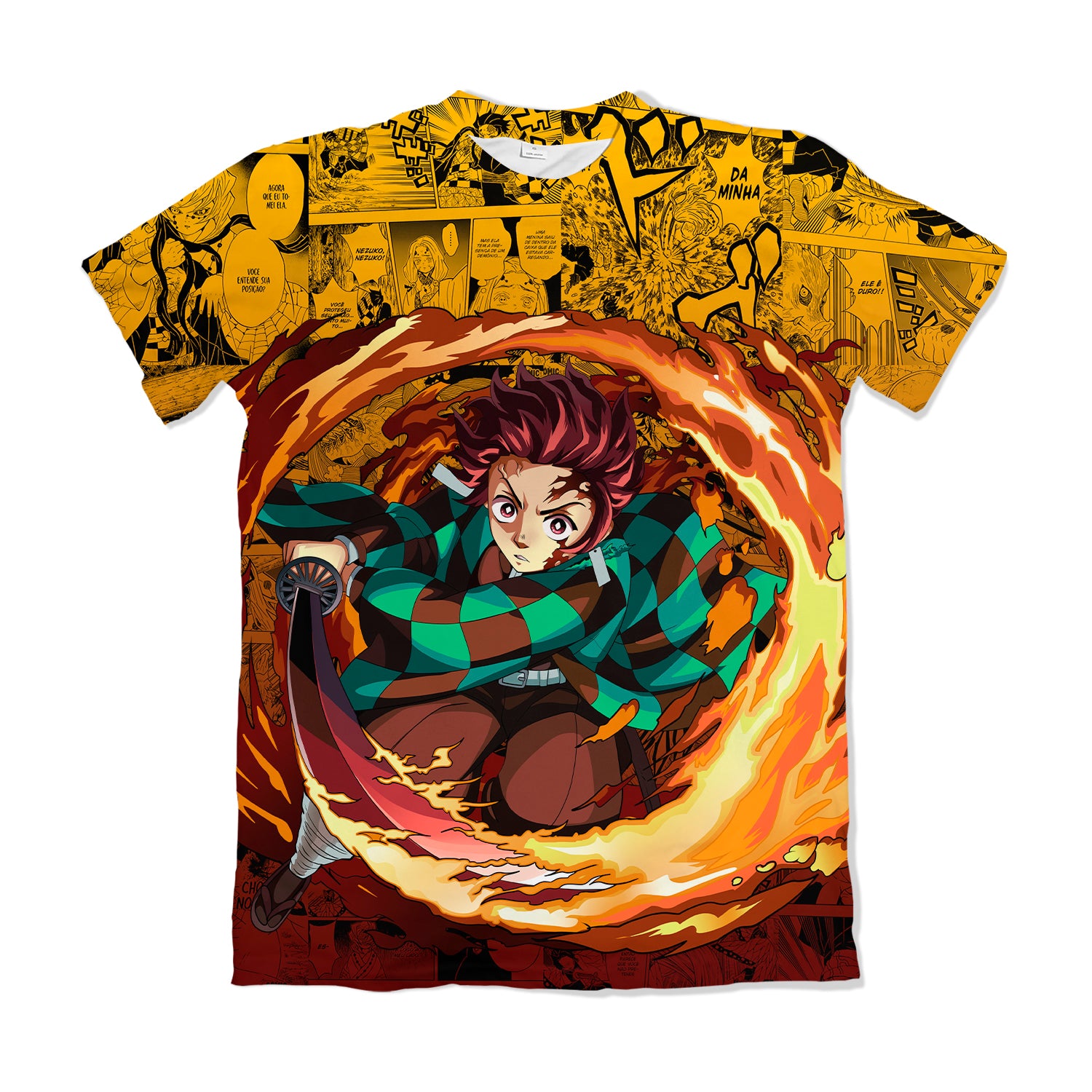 Camiseta Kimetsu No Yaiba Tanjiro – Dry-Fit Premium Unissex | Swit Store