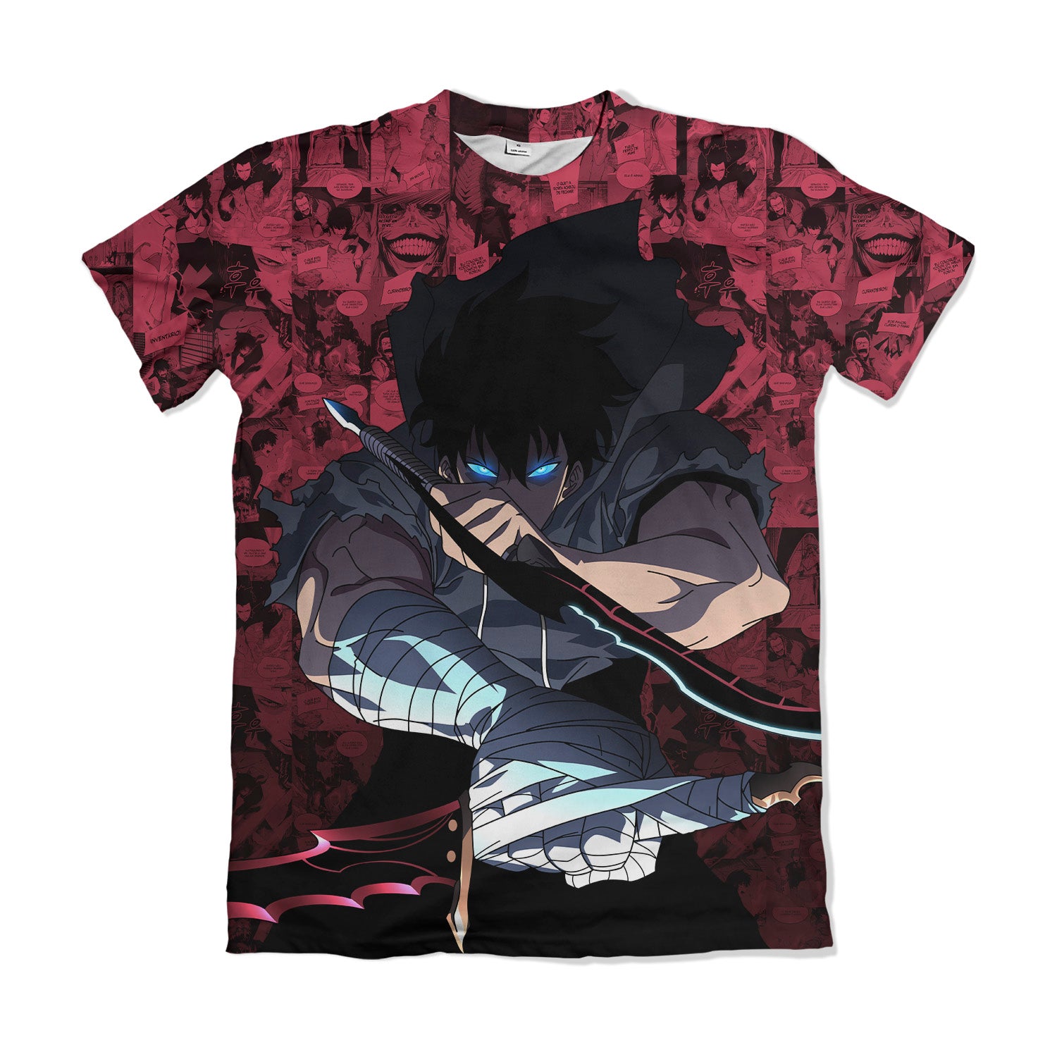 Camiseta Solo Leveling Sung Jinwoo Exclusiva – Dry-Fit Premium Unissex | Swit Store