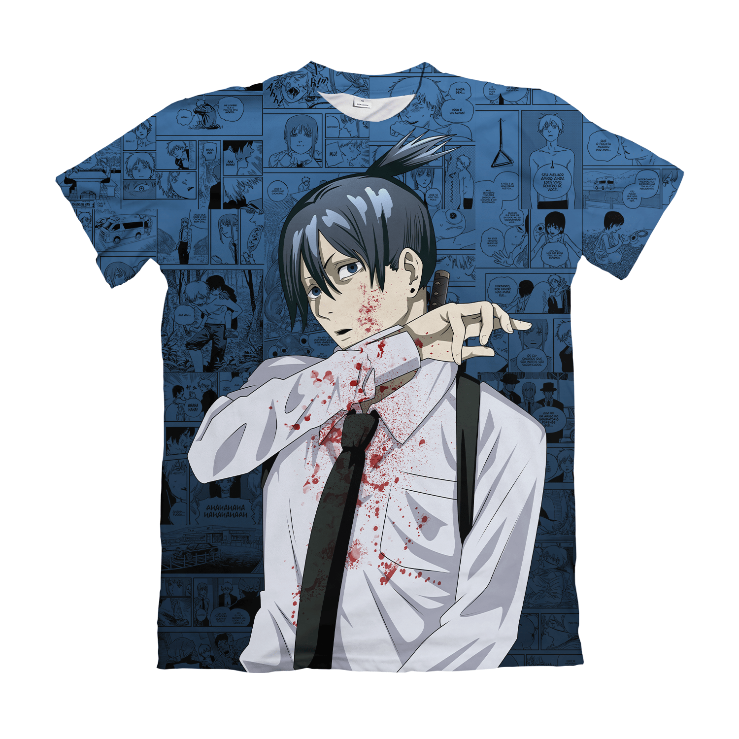 Camiseta Chainsaw Man Modelo – Dry-Fit Premium Unissex | Swit Store
