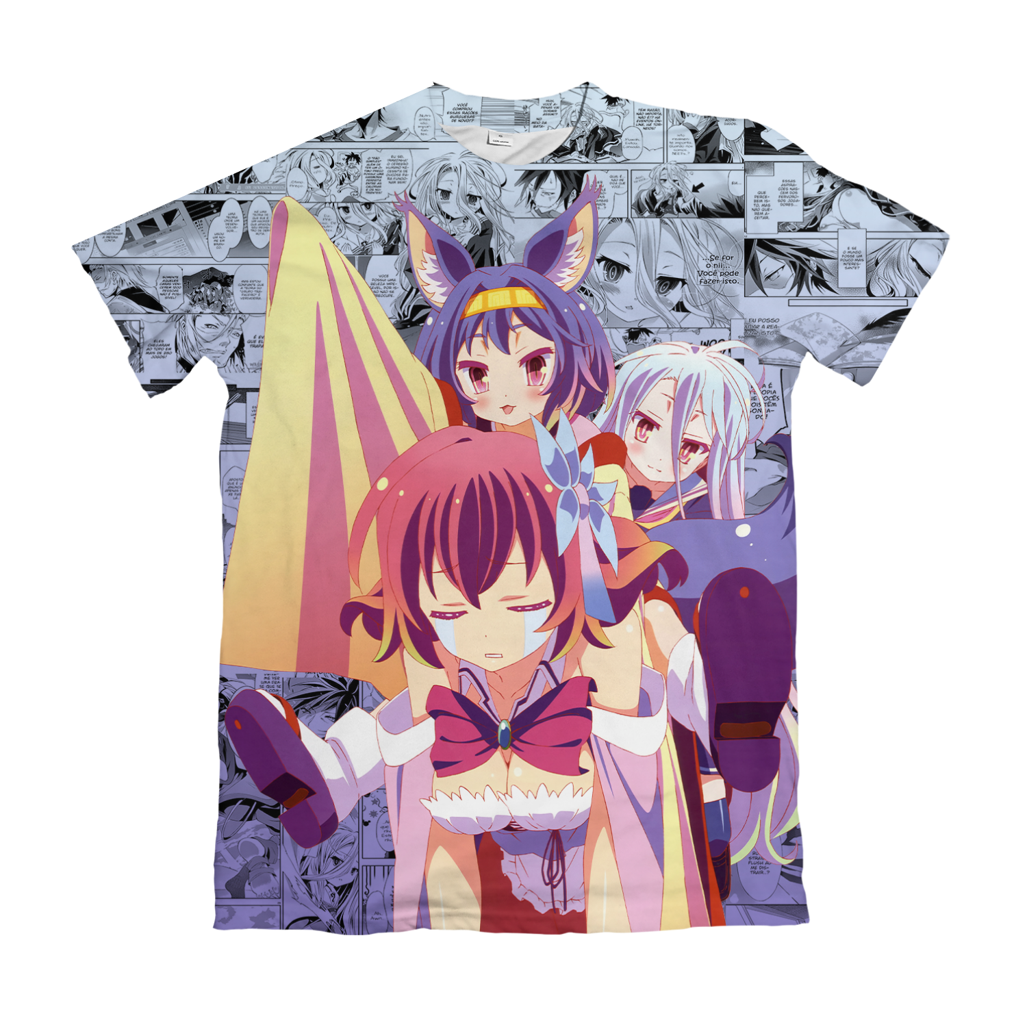 Camiseta No Game No Life Mix – Dry-Fit Premium Unissex | Swit Store
