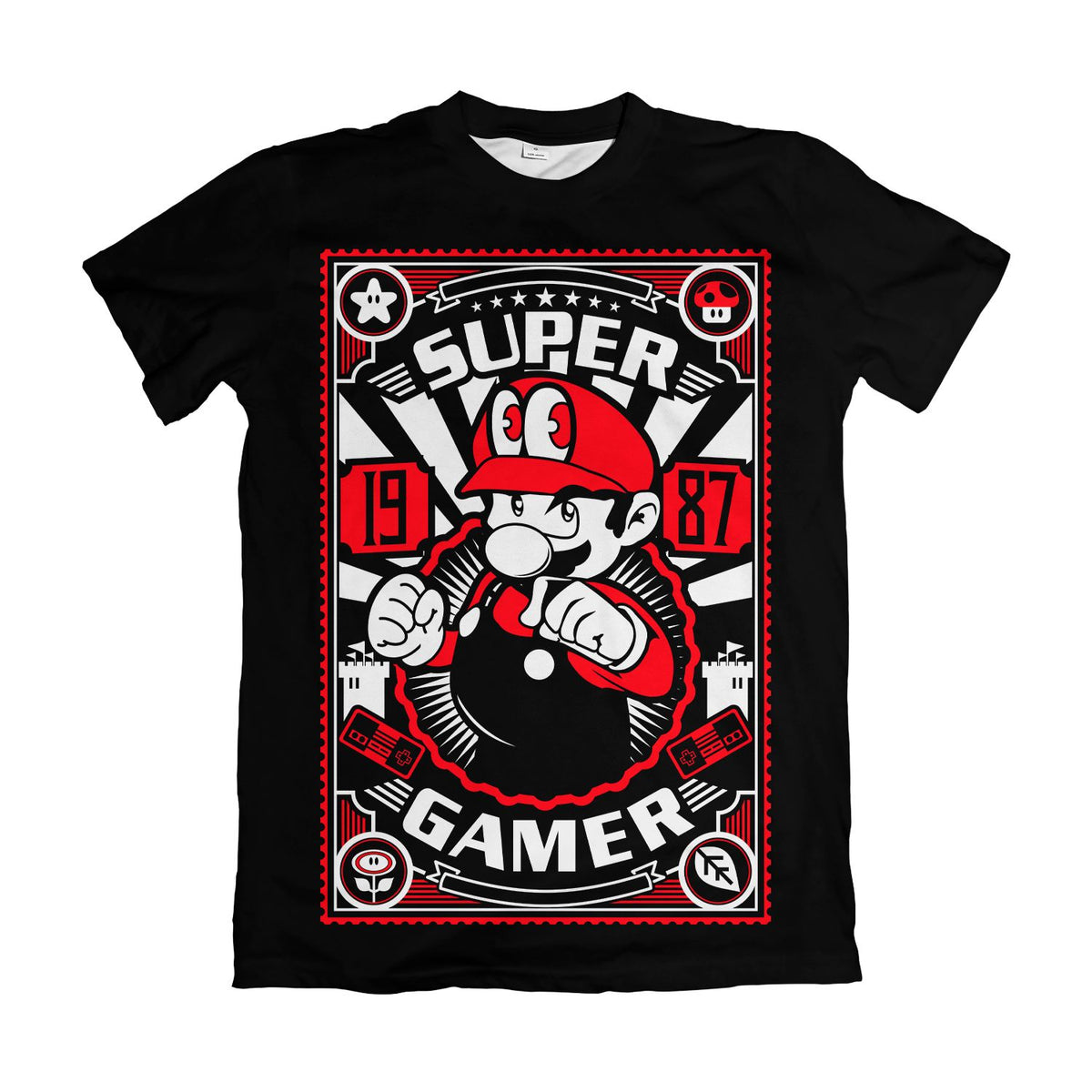 Camiseta Super Mario Estampa 4 Dry-Fit Premium Unissex | Swit Store