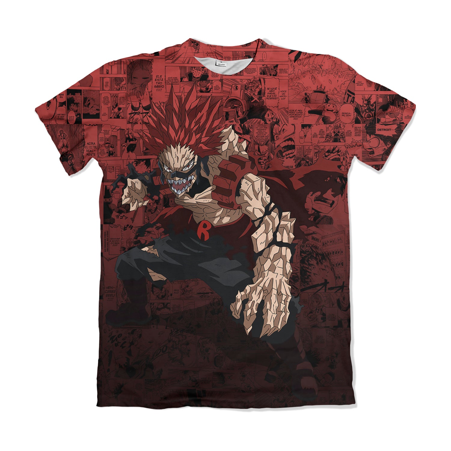 Camisa Boku no Hero - Kirishima Mangá 1