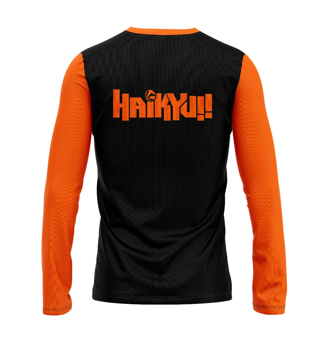 Camiseta Manga Longa Haikyuu Karasuno – Dry-Fit Premium Unissex | Swit Store