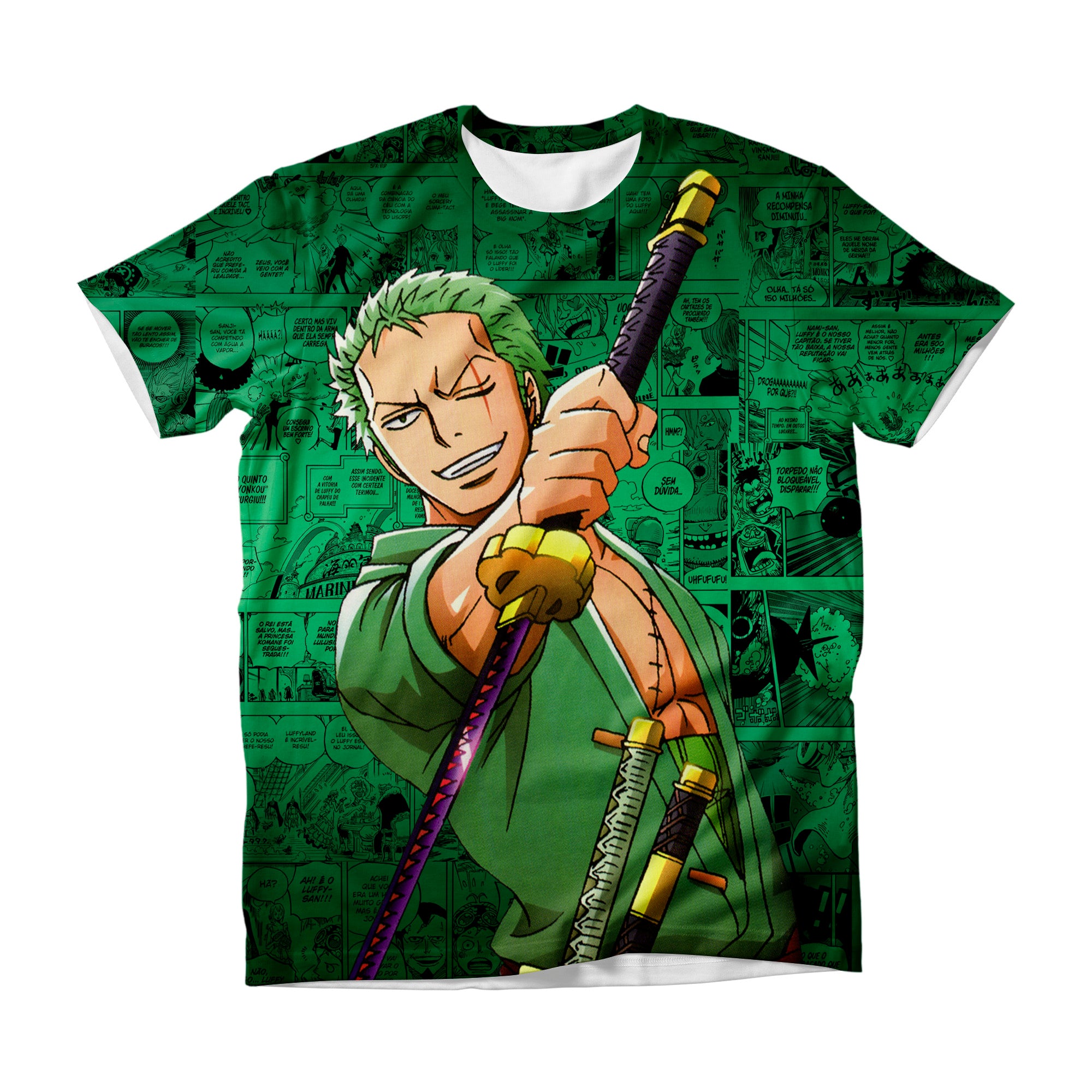 Camiseta One Piece Roronoa Zoro – Dry-Fit Premium Unissex | Swit Store