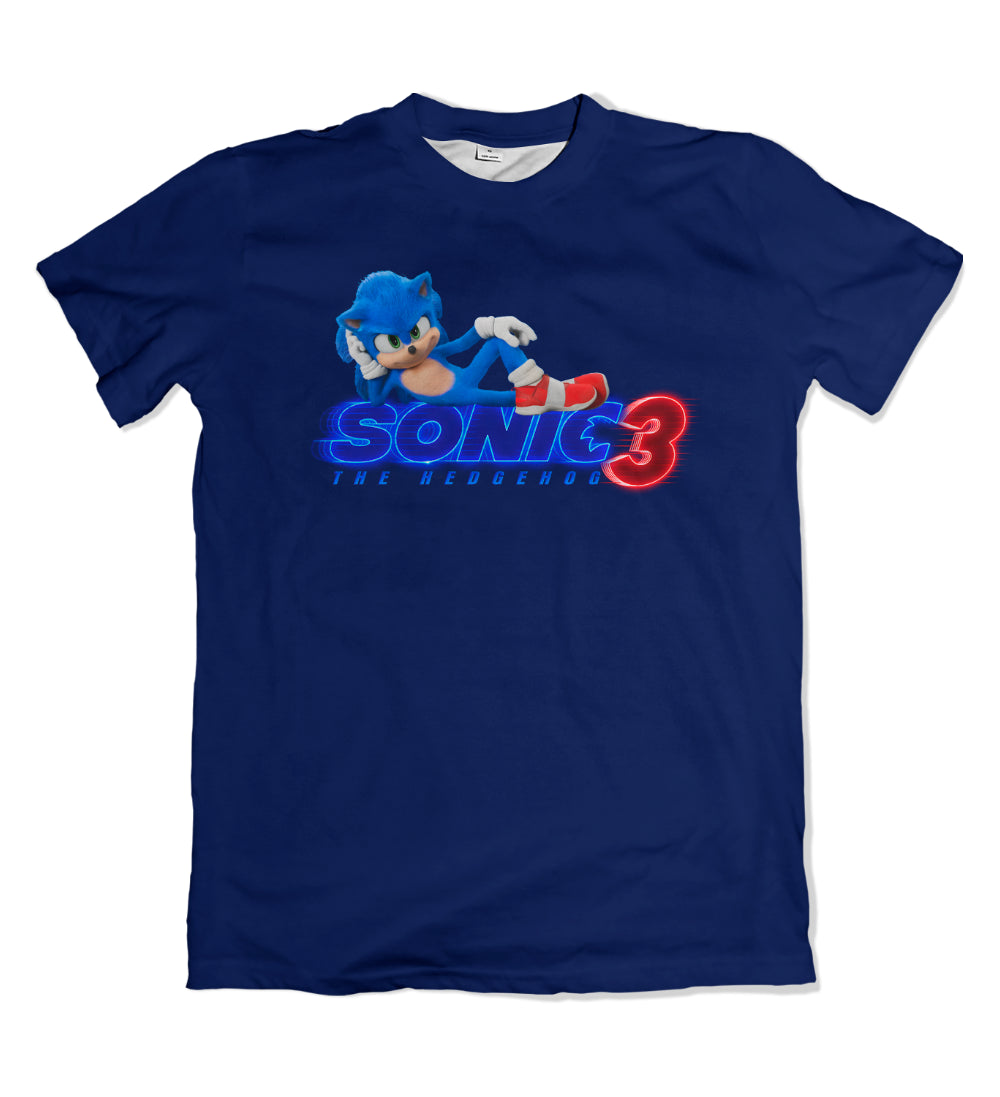 Camiseta Sonic O Filme Sonic Logo Simples – Dry-Fit Premium Unissex | Swit Store