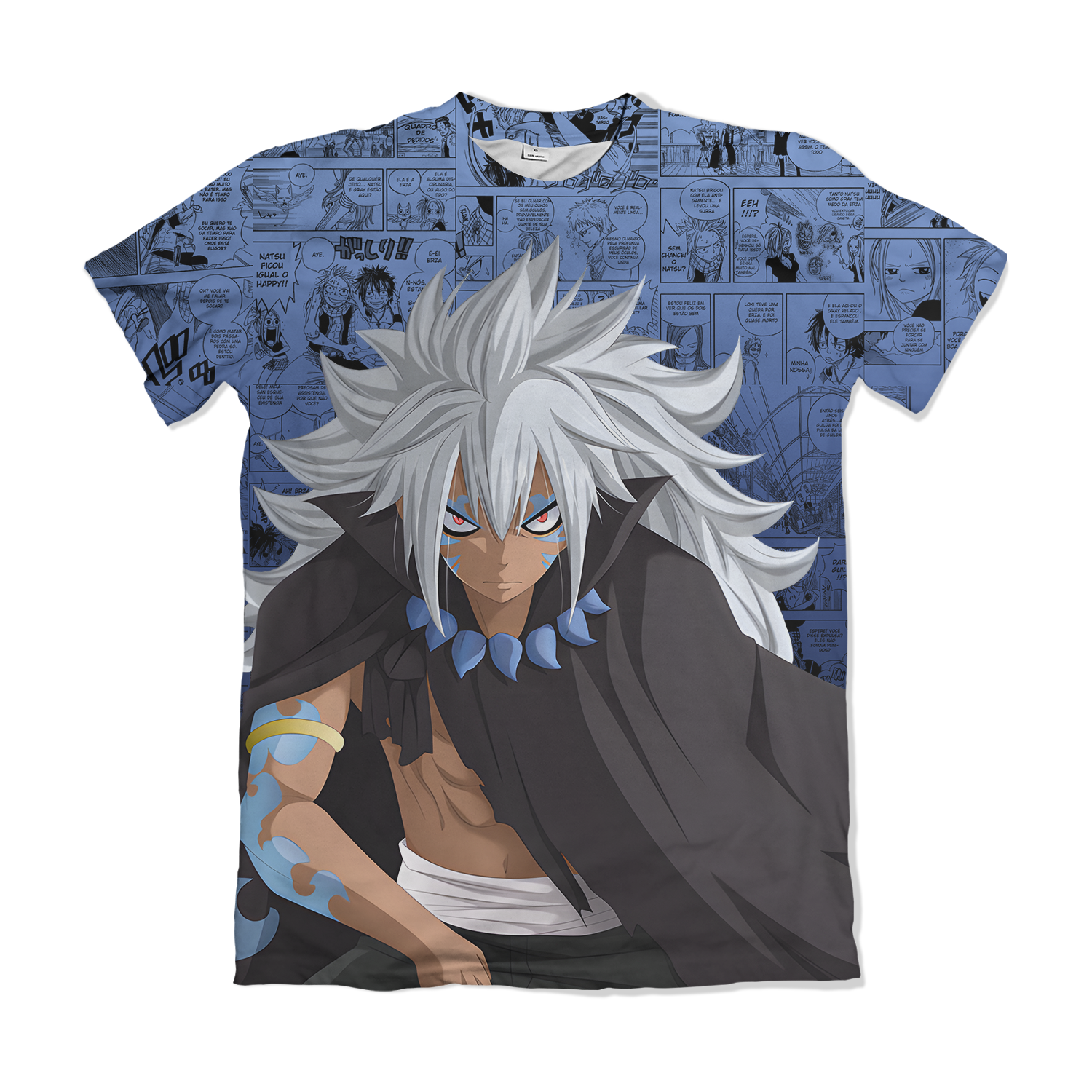 Camiseta Fairy Tail Acnologia Azul – Dry-Fit Premium Unissex | Swit Store