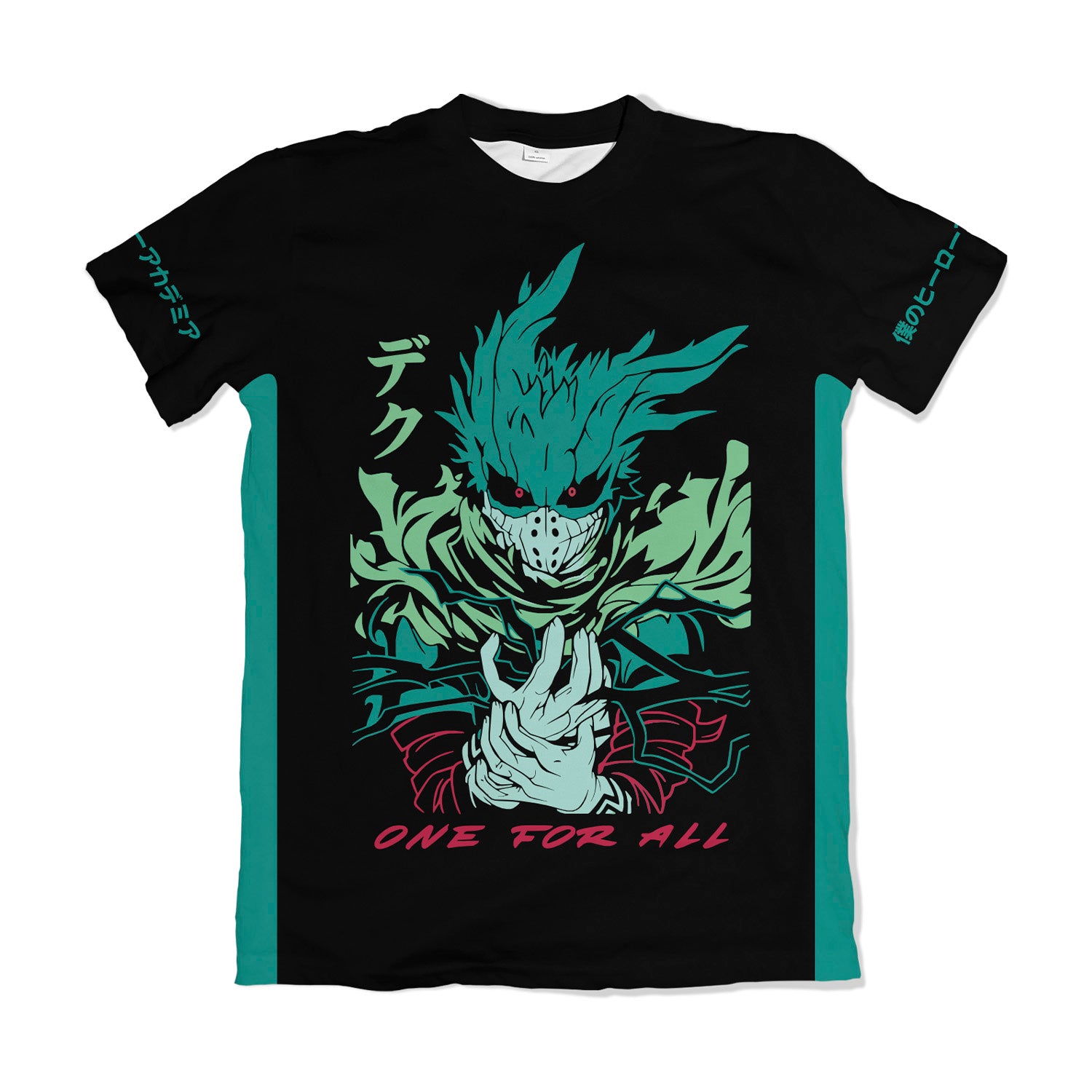 Camiseta Boku No Hero Kanji Deku Dark – Dry-Fit Premium Unissex | Swit Store