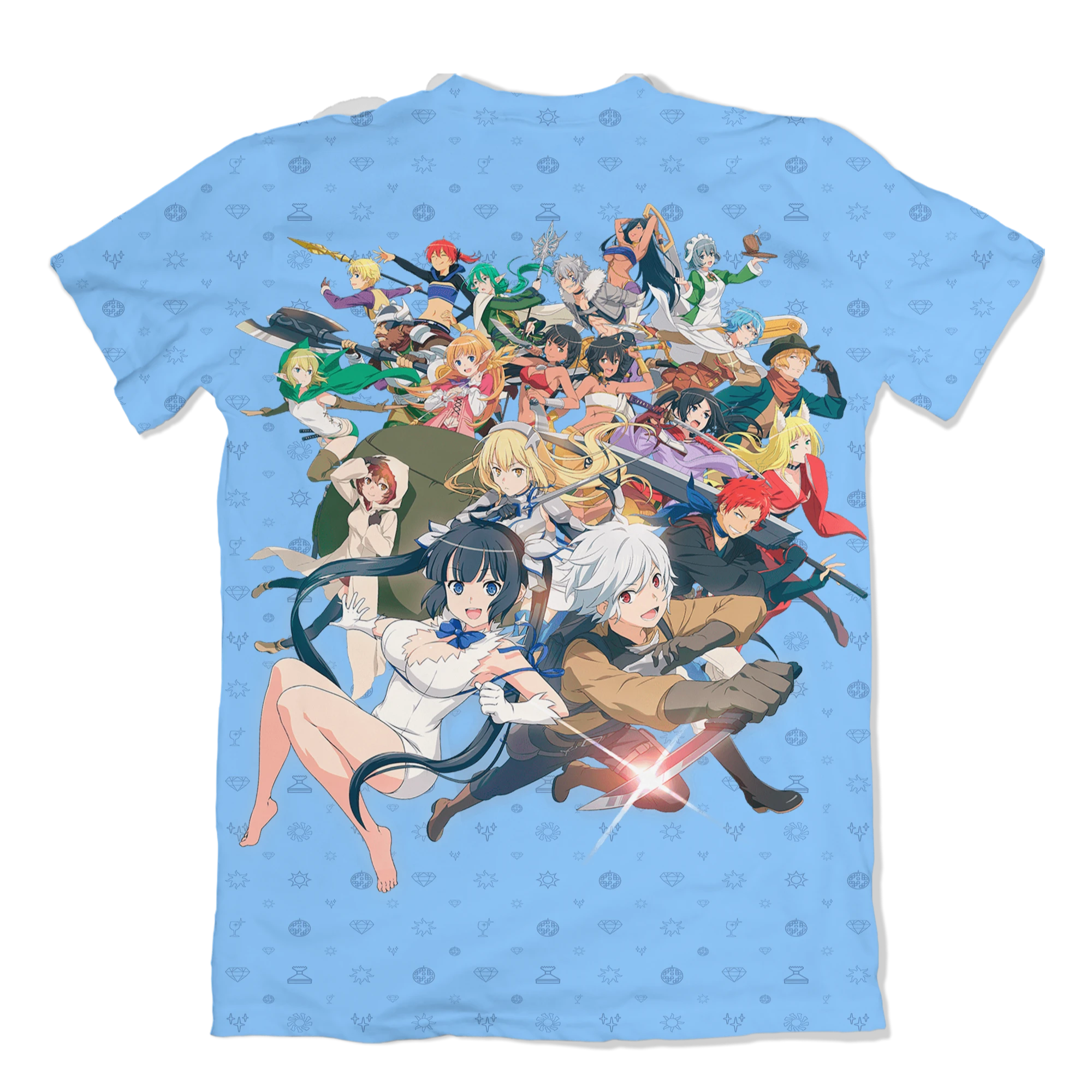 Camiseta Danmachi Grupo – Dry-Fit Premium Unissex | Swit Store