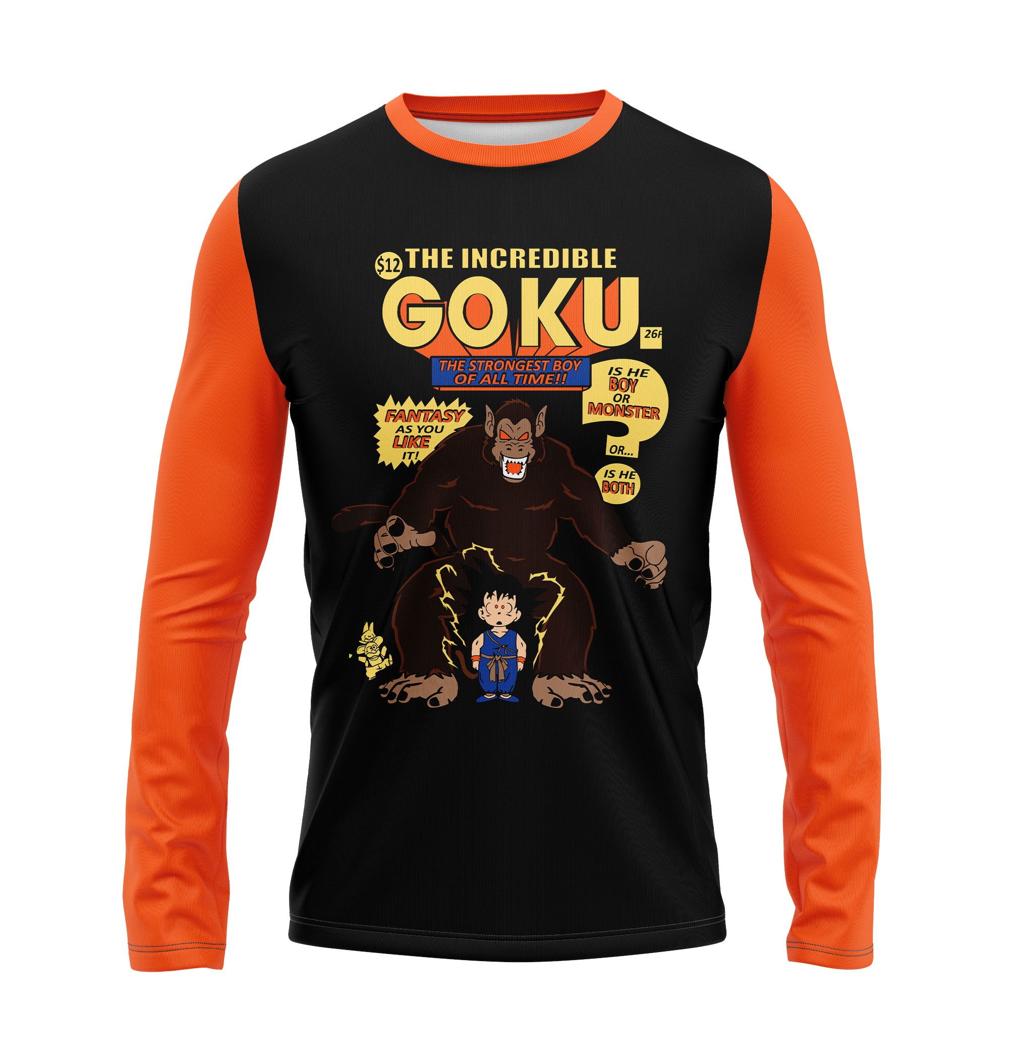 Camisa Manga Longa - Dragon Ball - Goku Oozaru