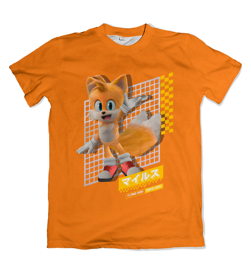 Camiseta Sonic O Filme Tails Padronizado Frente – Dry-Fit Premium Unissex | Swit Store