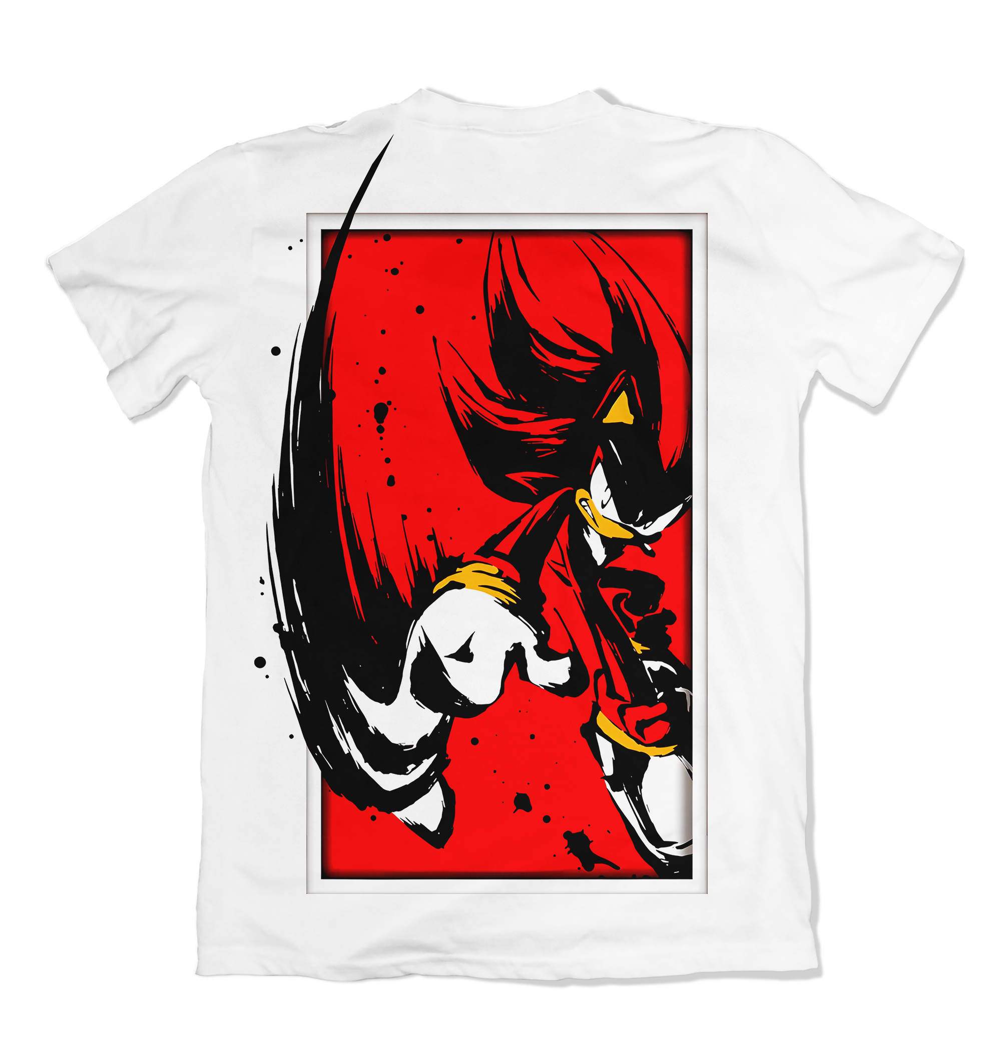 Camiseta Sonic Shadow Branco – Dry-Fit Premium Unissex | Swit Store