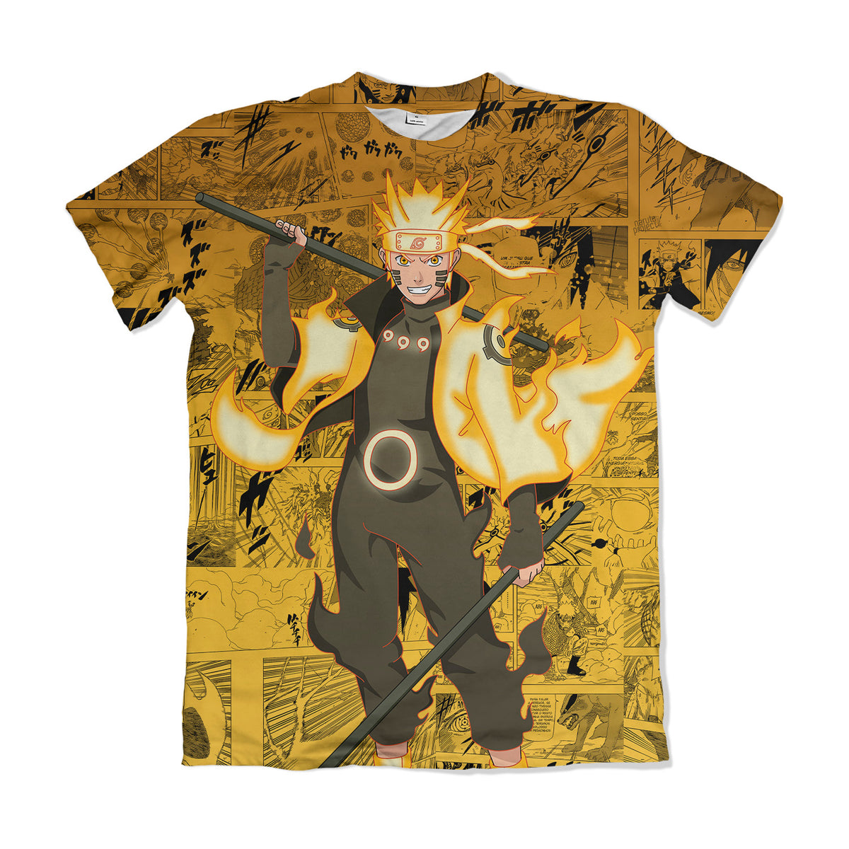 Camiseta Naruto Estampa 5 Dry-Fit Premium Unissex