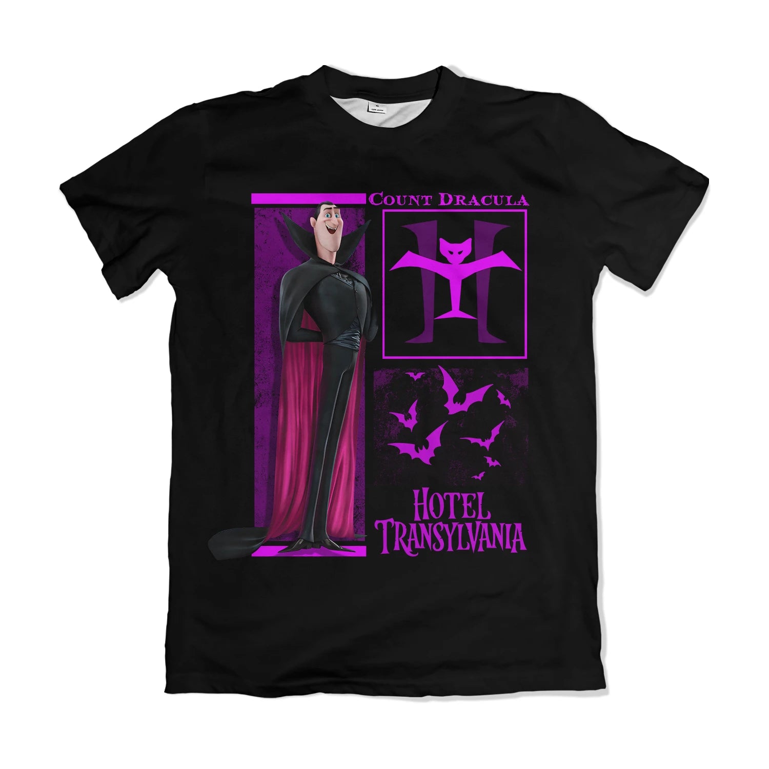 Camiseta Hotel Transilvania Dracula – Dry-Fit Premium Unissex | Swit Store