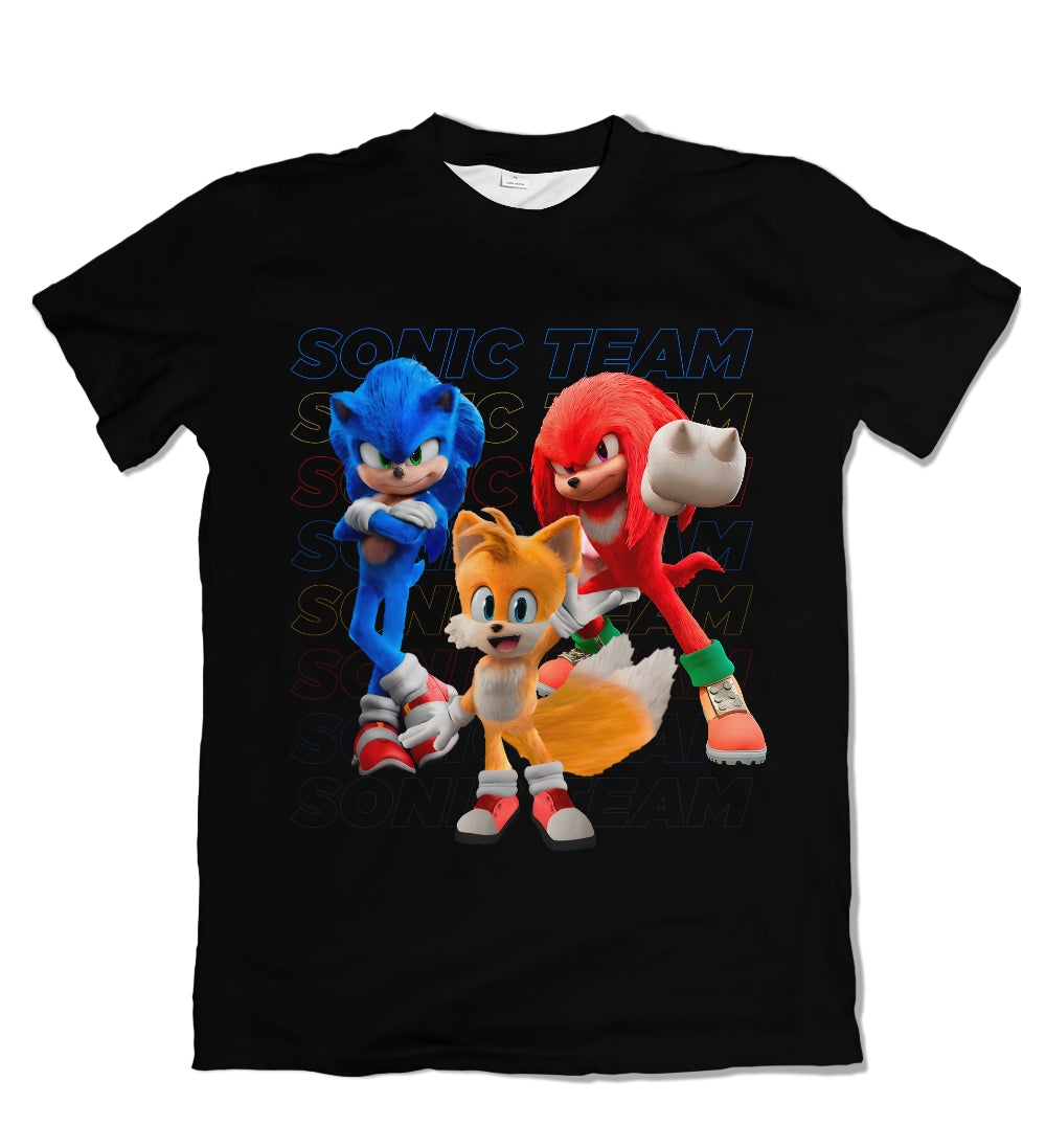 Camiseta Sonic O Filme Grupo Sonic – Dry-Fit Premium Unissex | Swit Store