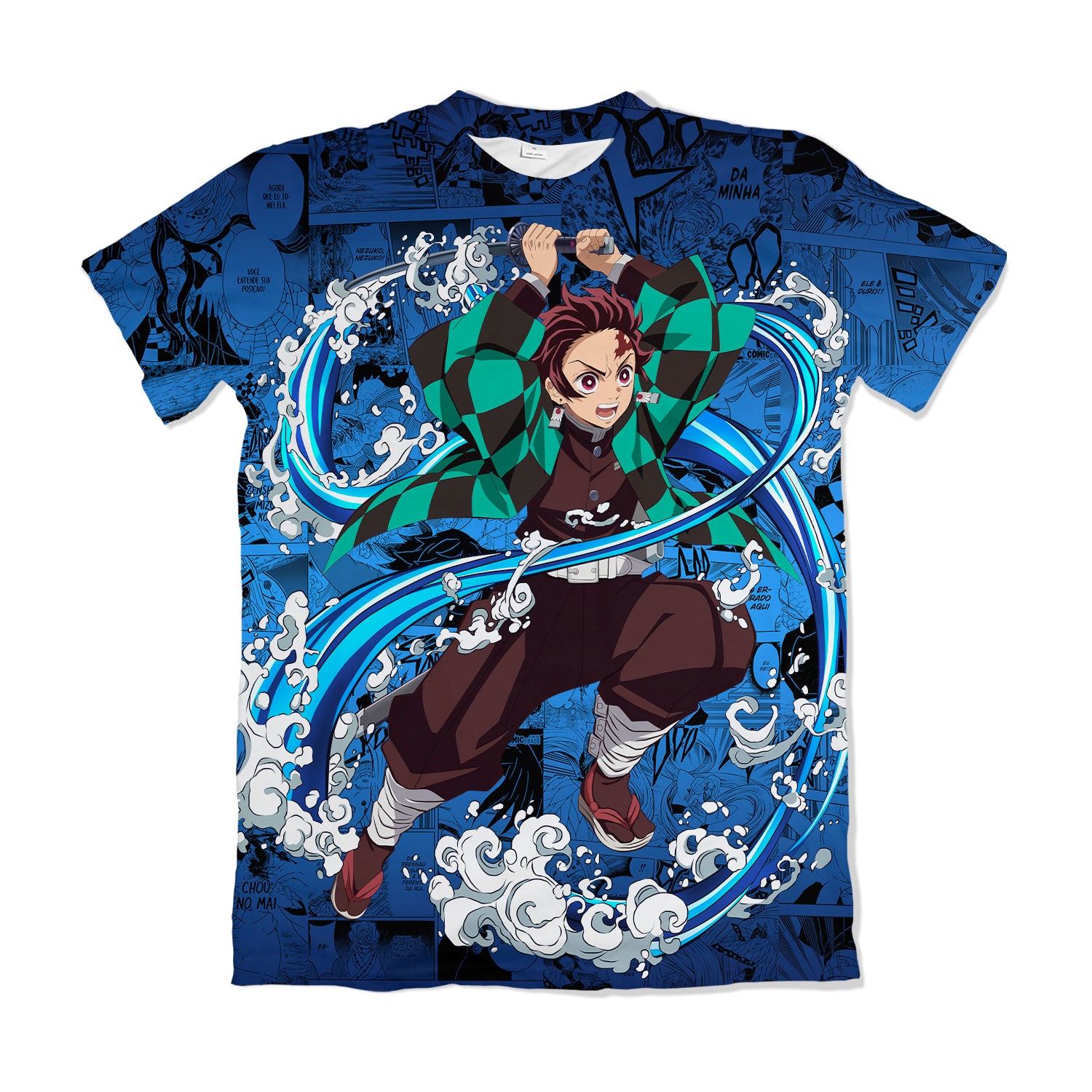 Camiseta Kimetsu No Yaiba Tanjiro – Dry-Fit Premium Unissex | Swit Store