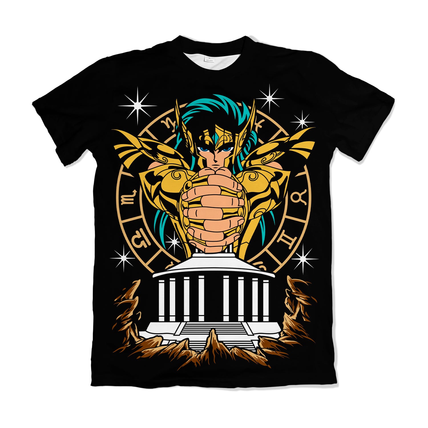 Camiseta Cavaleiros Do Zodiaco Camus De Aquario – Dry-Fit Premium Unissex | Swit Store