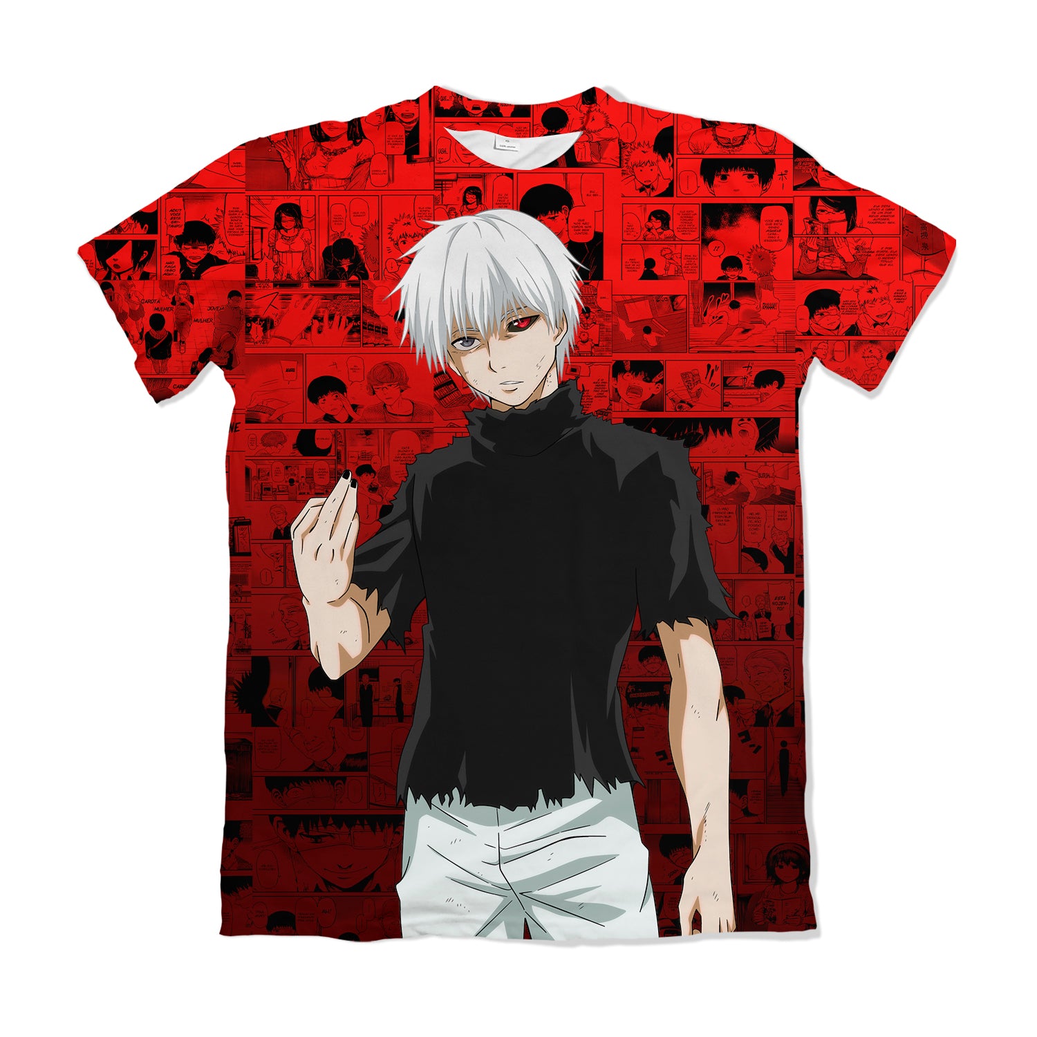 Camiseta Tokyo Ghoul Ken Kaneki – Dry-Fit Premium Unissex | Swit Store