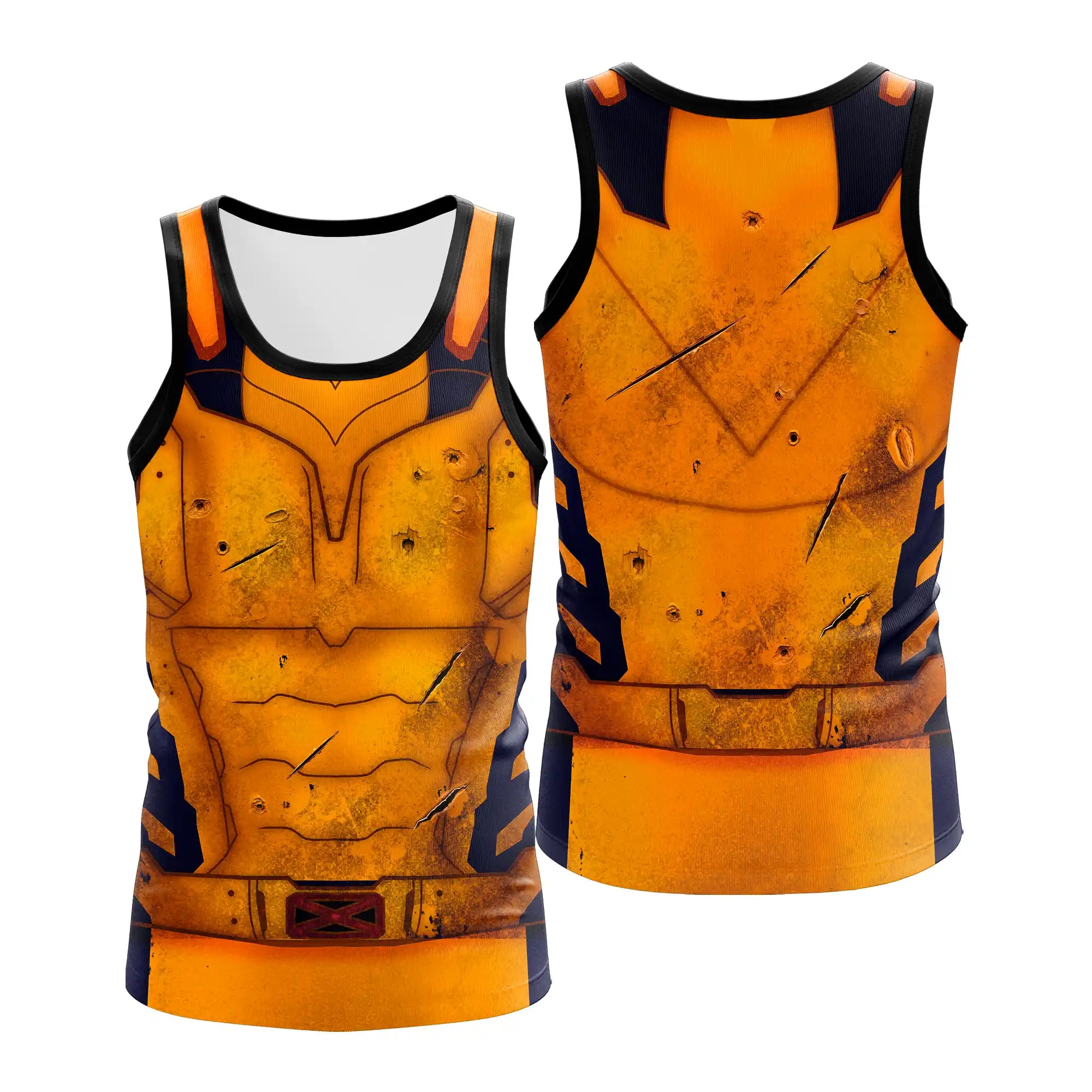 Camiseta Deadpool E Wolverine Regata Wolverine Com Danos – Dry-Fit Premium Unissex | Swit Store