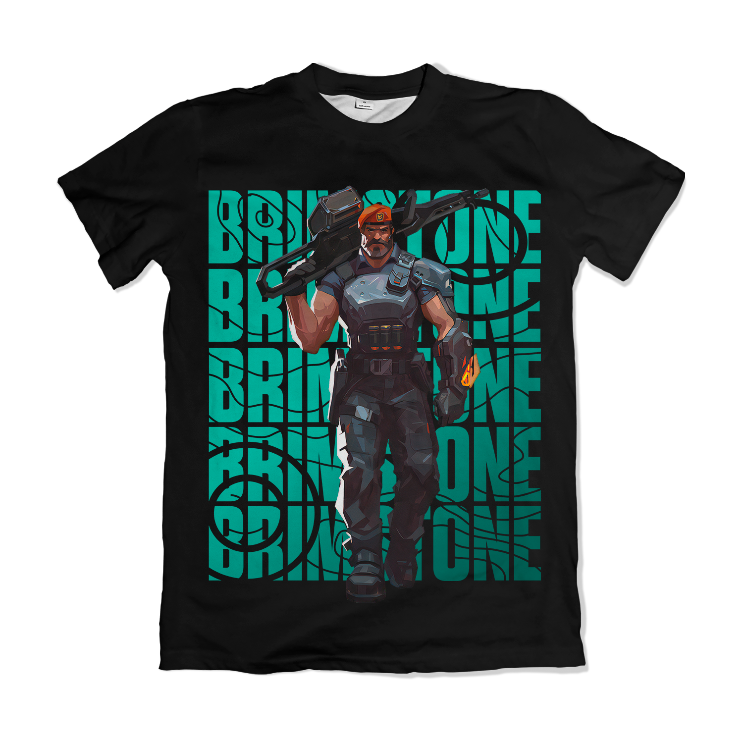 Camiseta Valorant Brimstone – Dry-Fit Premium Unissex | Swit Store