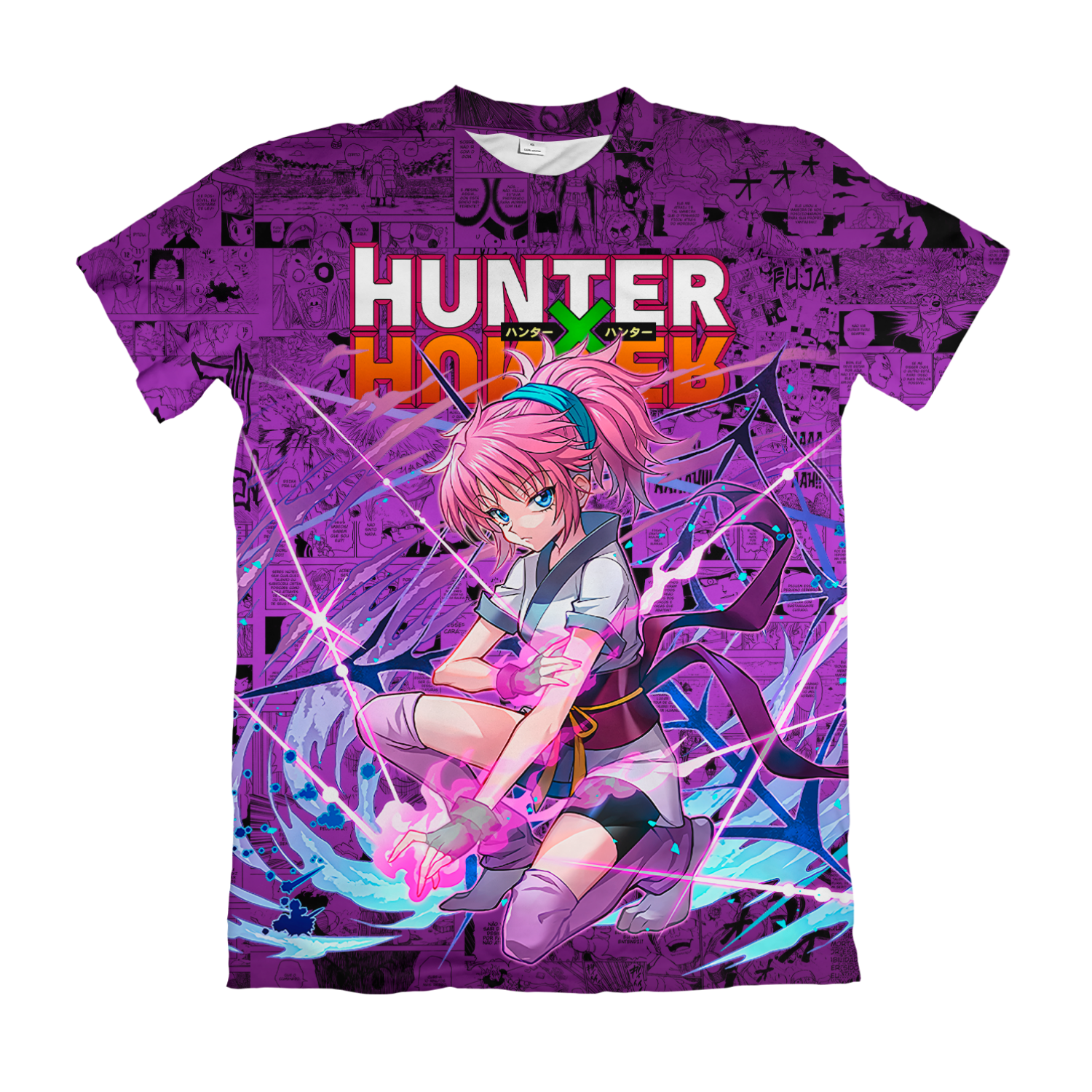 Camiseta Hunter X Hunter Machi Komacine – Dry-Fit Premium Unissex | Swit Store