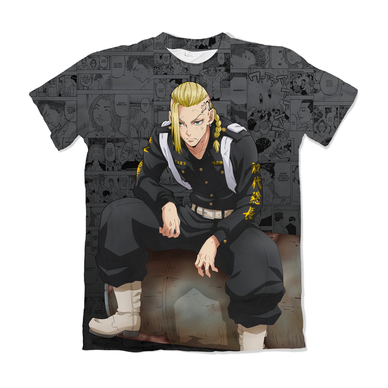 Camiseta Tokyo Revengers Ken Ryuguji Draken – Dry-Fit Premium Unissex | Swit Store