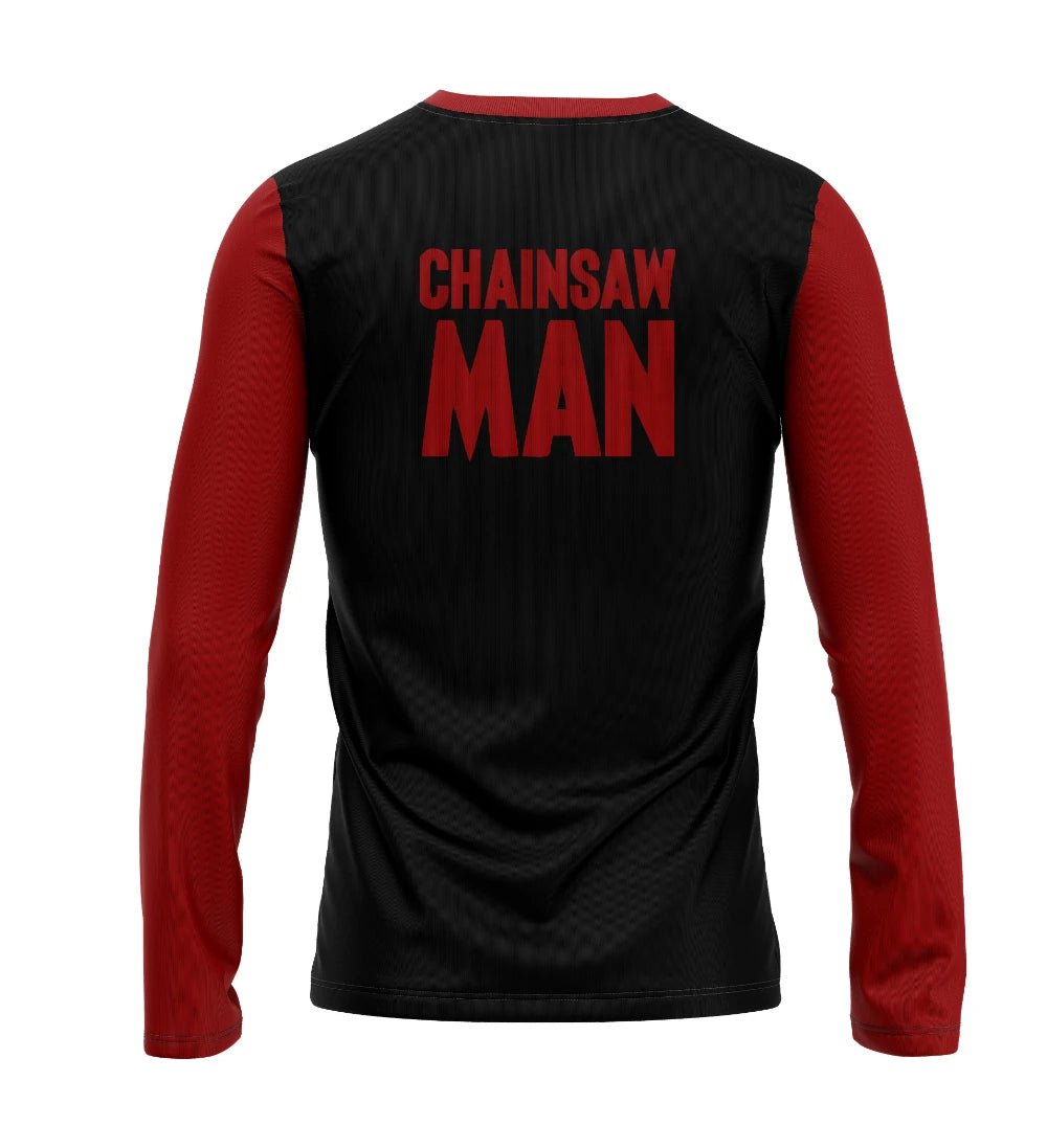 Camisa Manga Longa  -  Chainsaw Man  -  Denji e Pochita