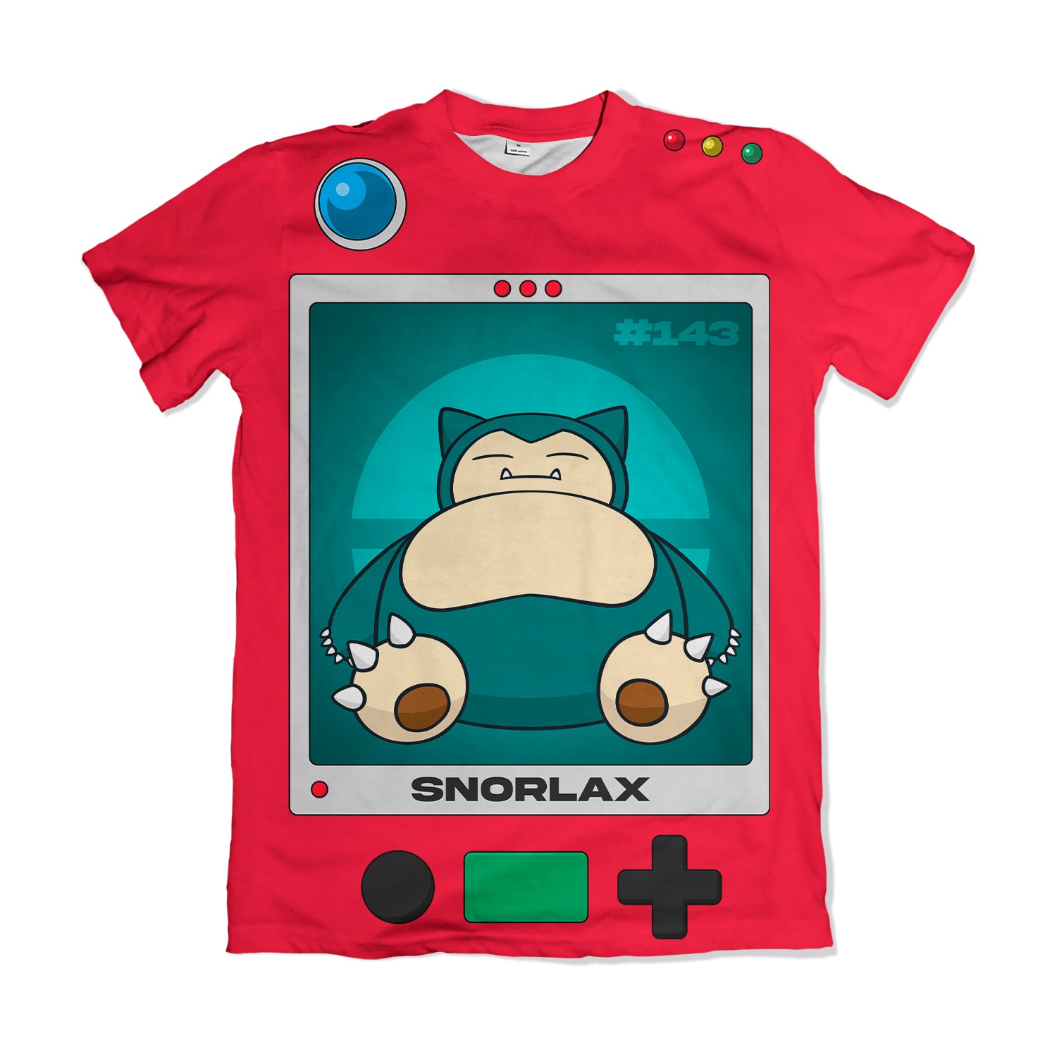 Camiseta Pokemón - Pokedex Snorlax