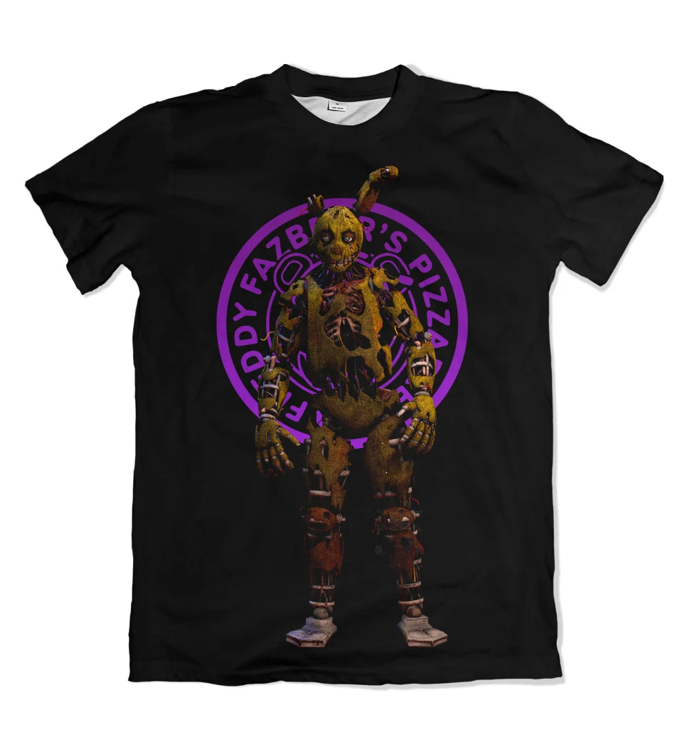 Camisa Five Nights at Freddy's - Scraptrap Willian Afton Classico