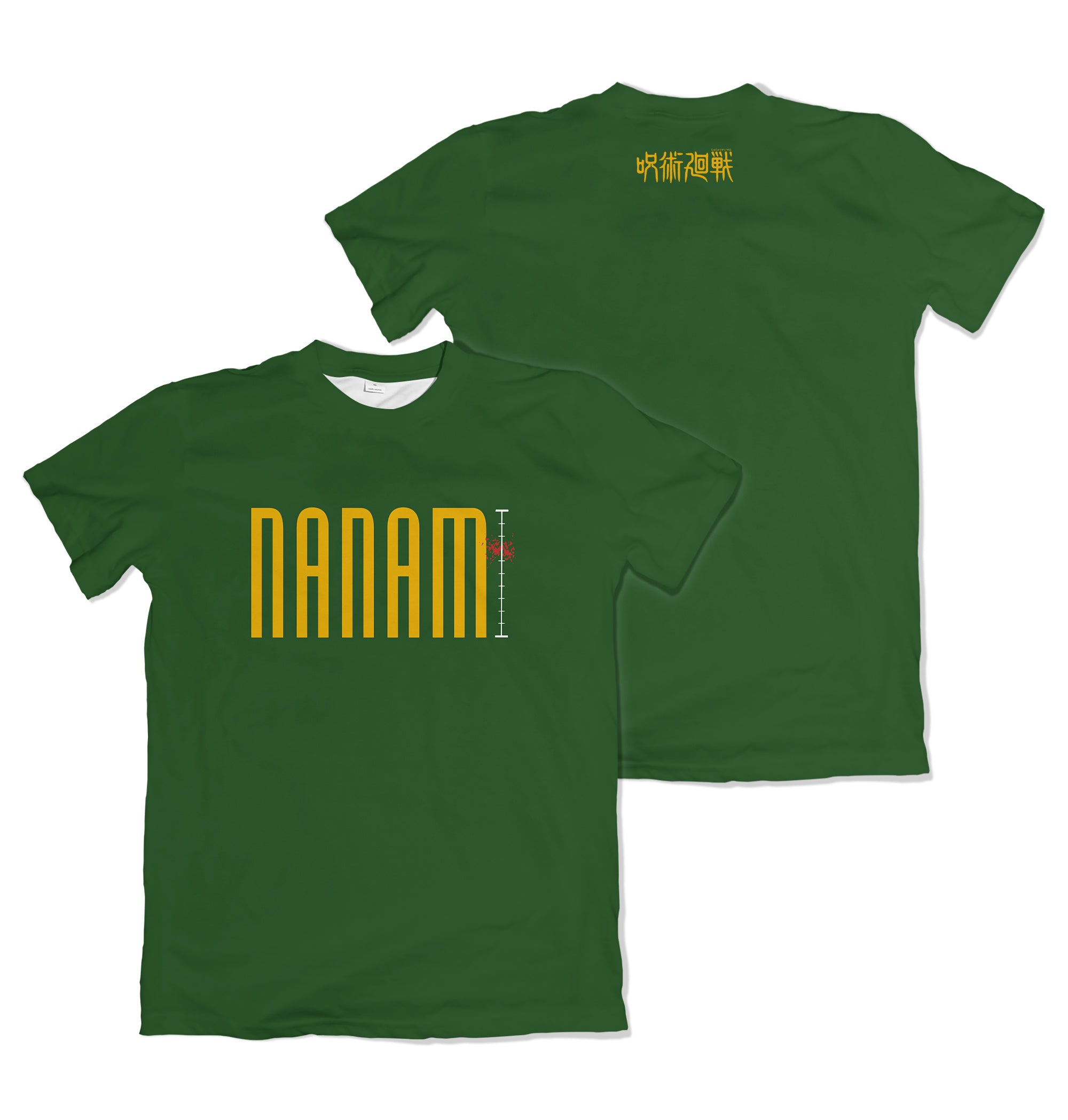 Camisa Jujutsu Kaizen - Nanami Font Minimalista