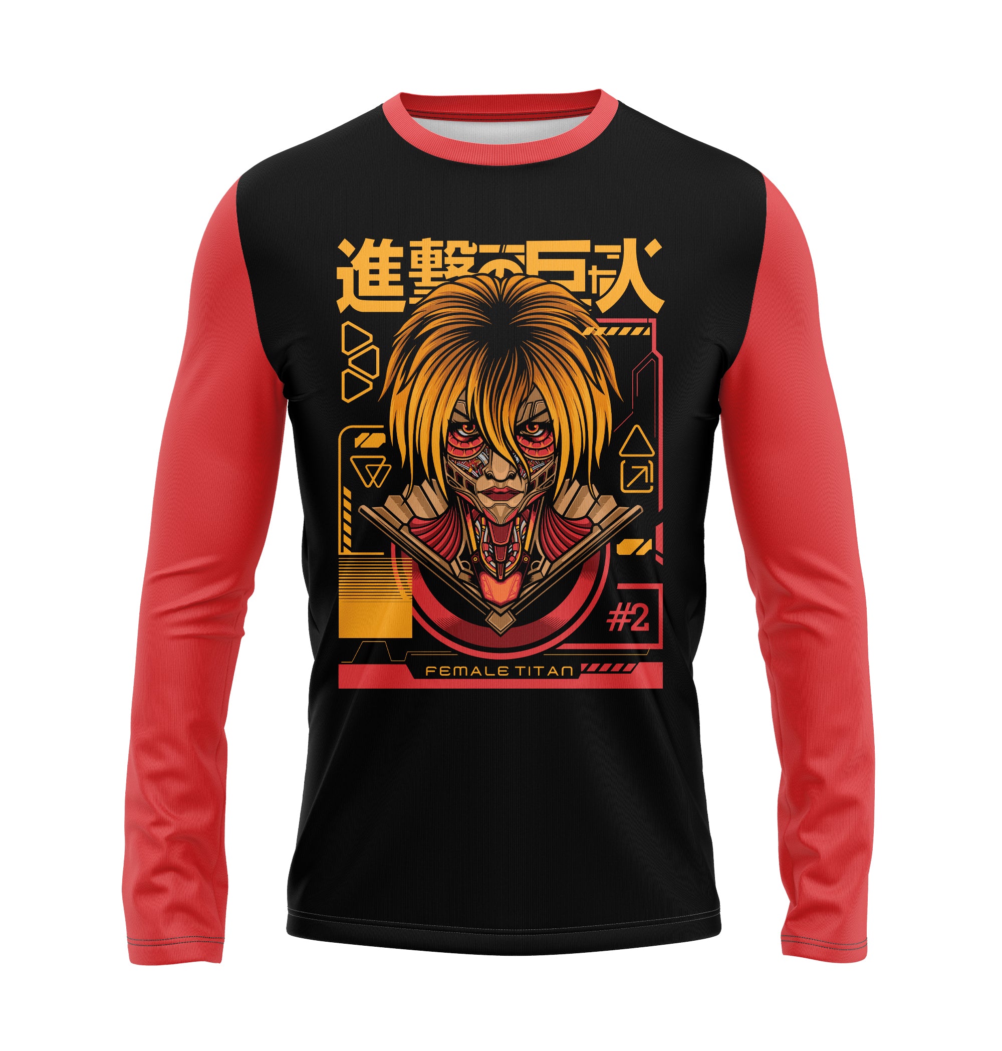 Camisa Manga Longa -  Attack on Titan - Titã Fêmea