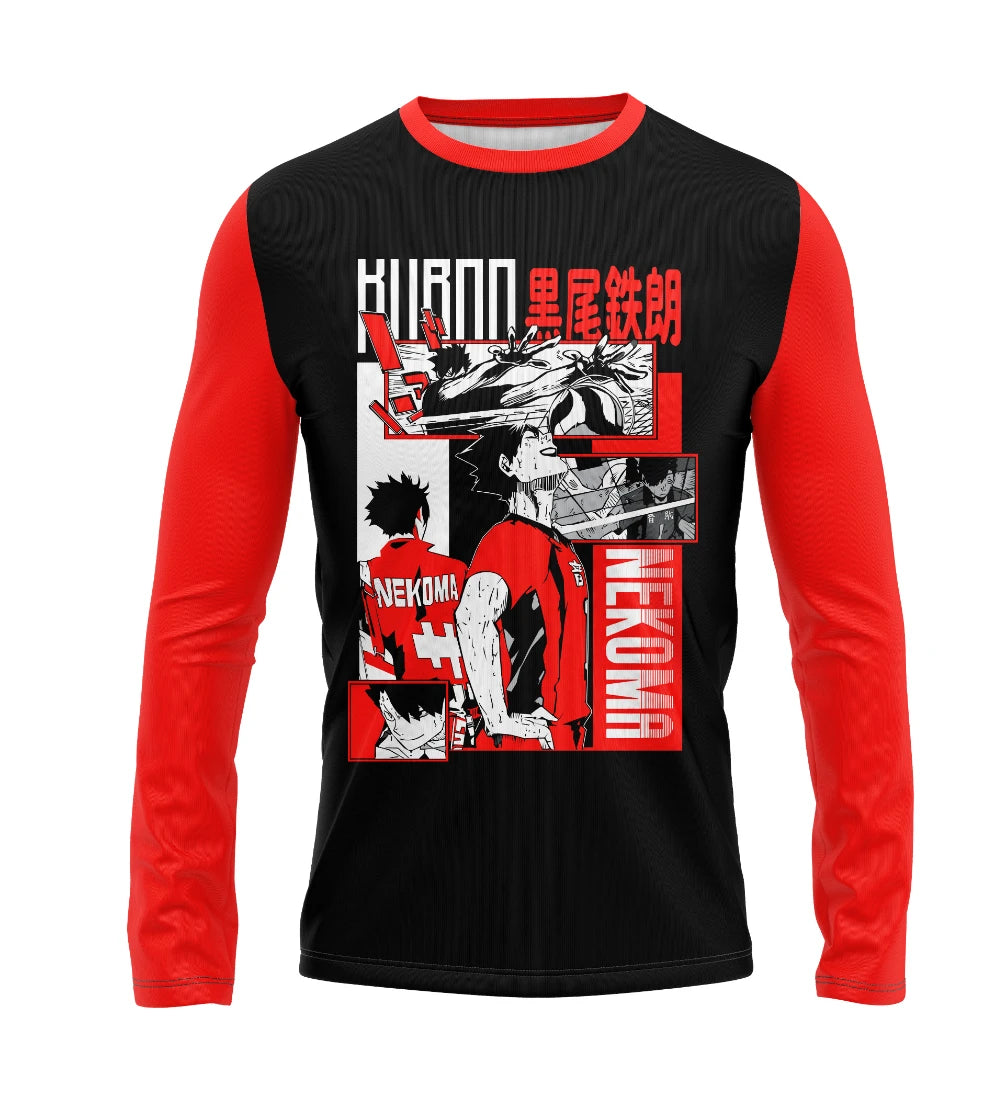 Camisa Manga Longa -  Haikyuu  -  Nekoma