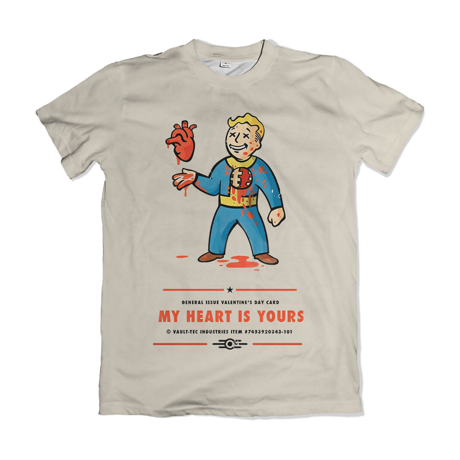Camisa Fallout - Pipboy Heart