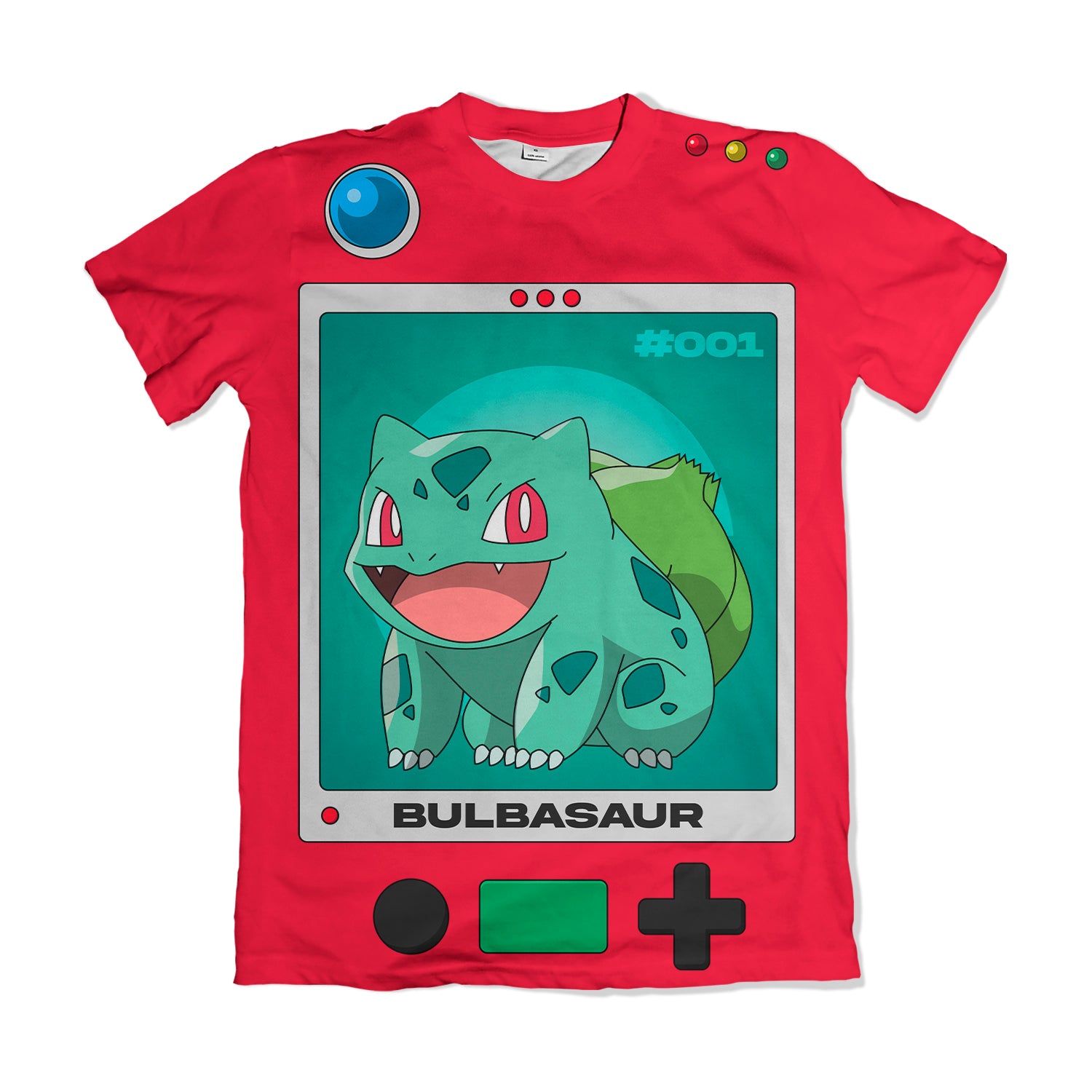 Camiseta Pokemón - Pokedex Bulbasaur