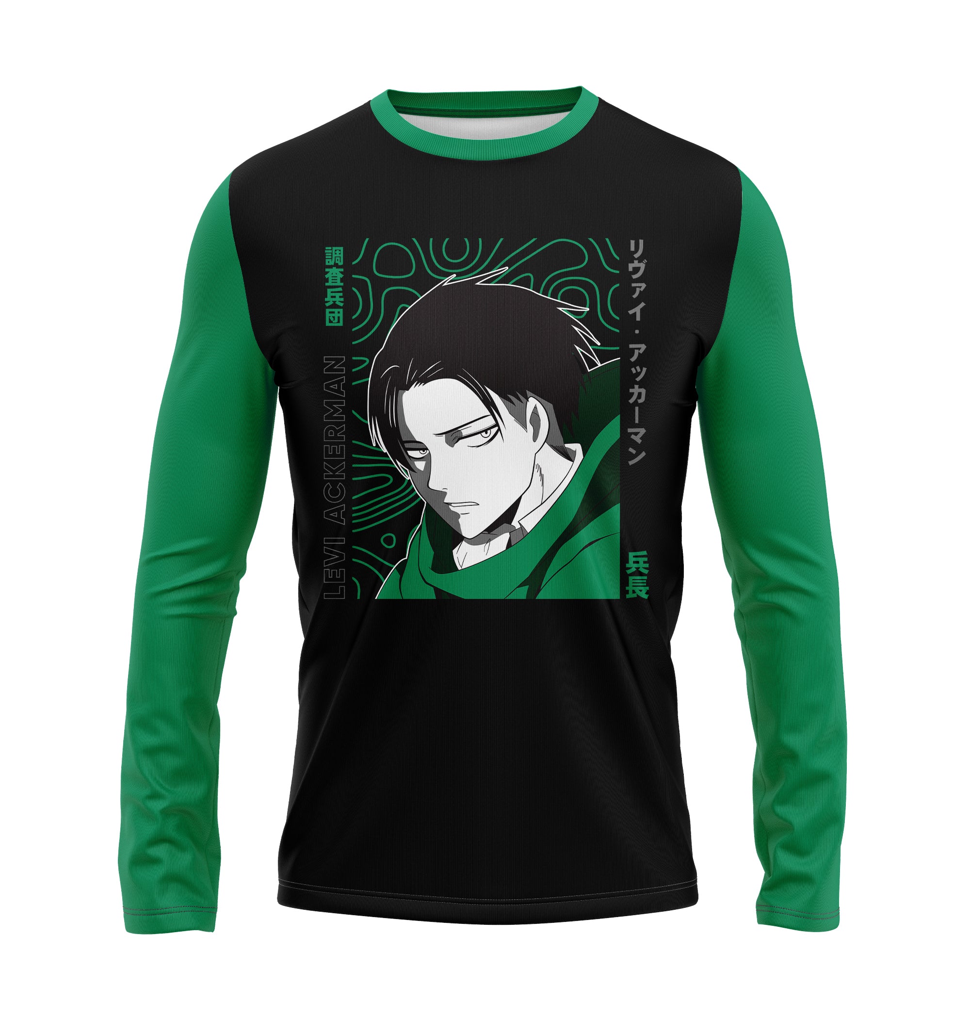 Camisa Manga Longa -  Attack on Titan - Levi